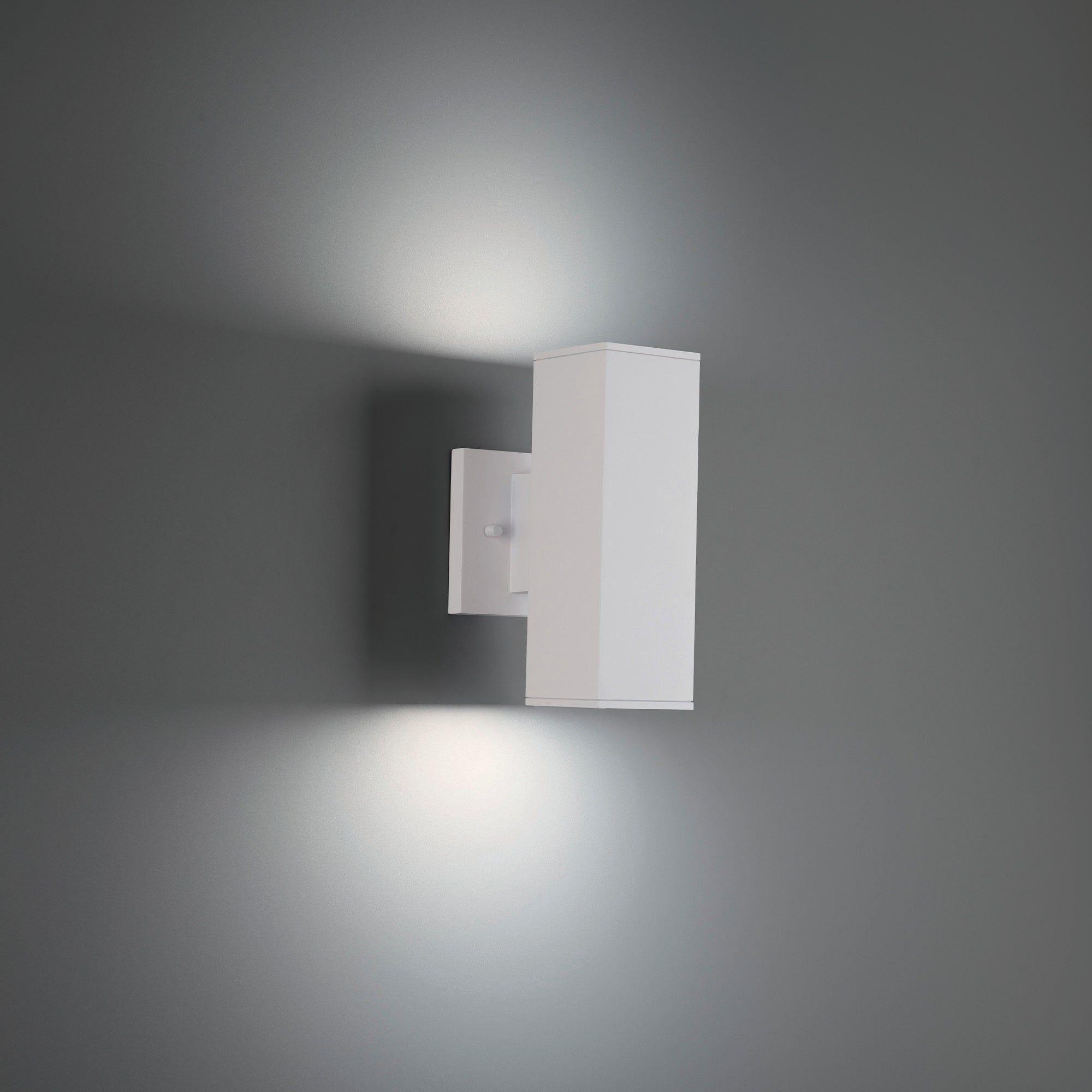 WAC Lighting - Cubix LED Double Up and Down Indoor/Outdoor Wall Light - Lights Canada