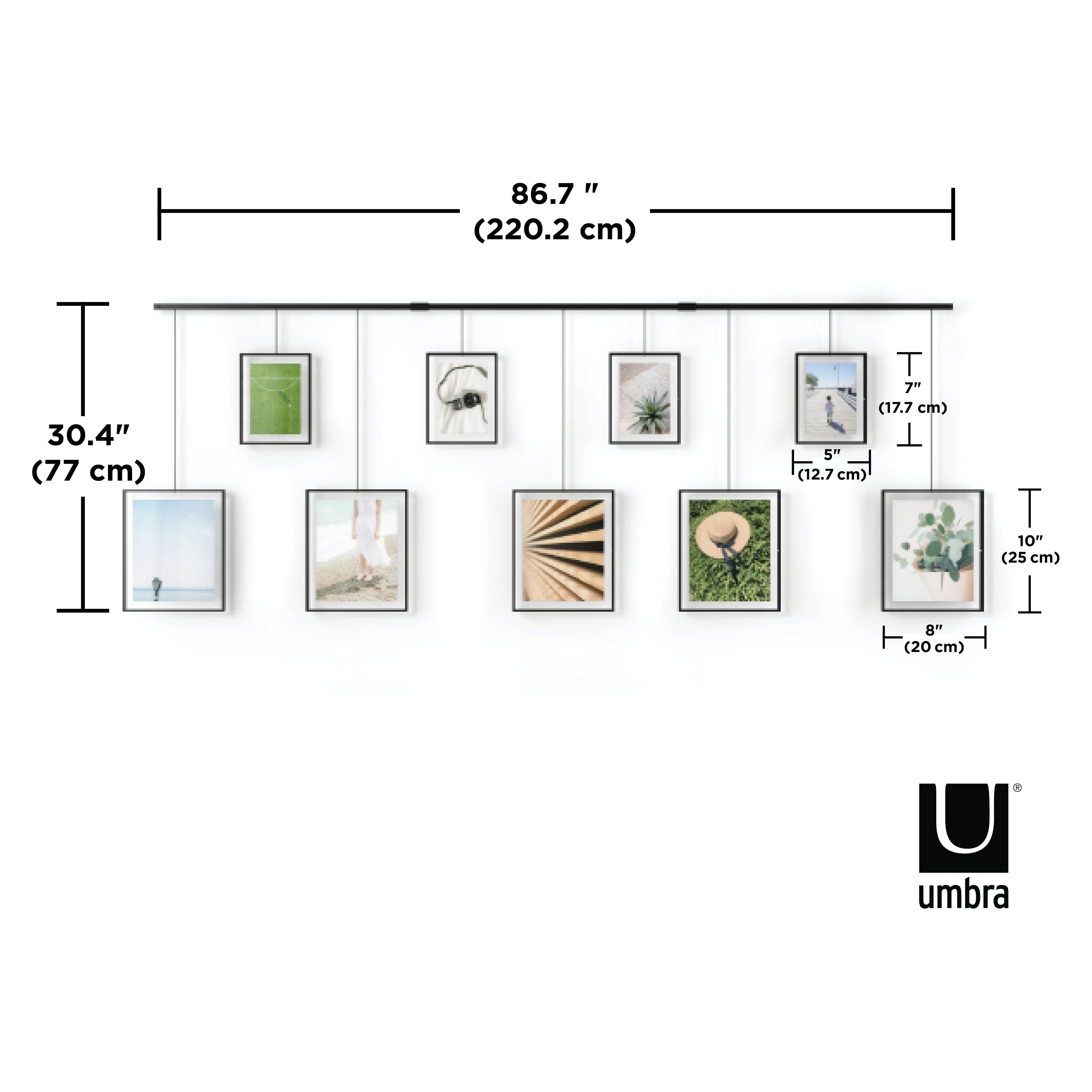 Umbra - Exhibit Gallery Frames (Set of 9) - Lights Canada
