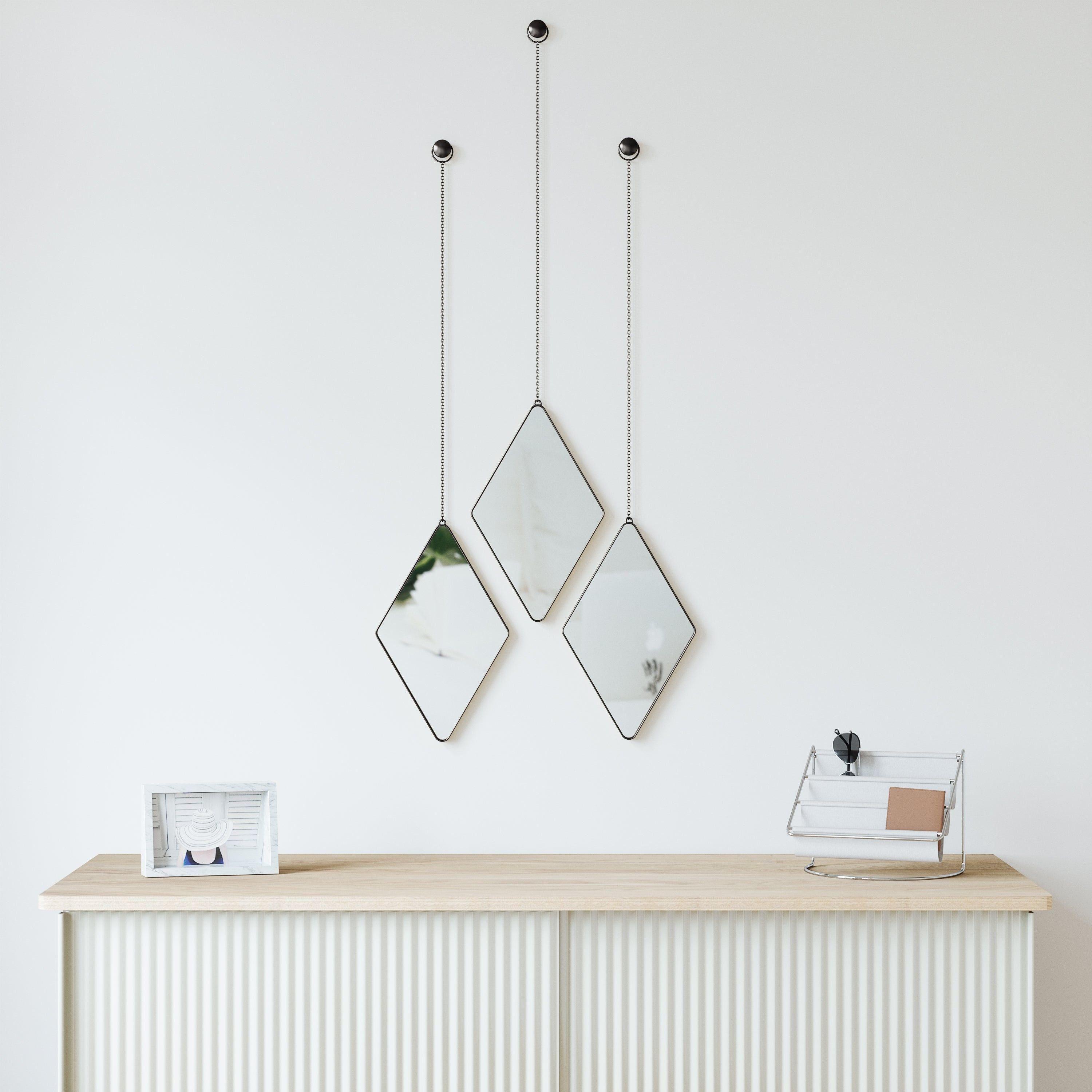 Umbra - Dima Diamond Mirrors (Set of 3) - Lights Canada