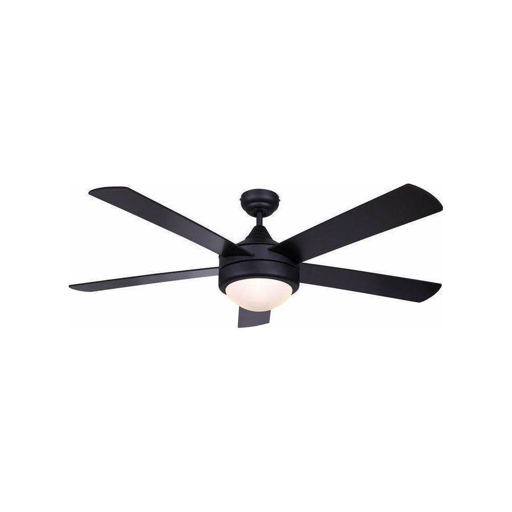 Canarm - Canarm 52 Inch Preston Xvii Matte Black Ceiling Fan - Lights Canada