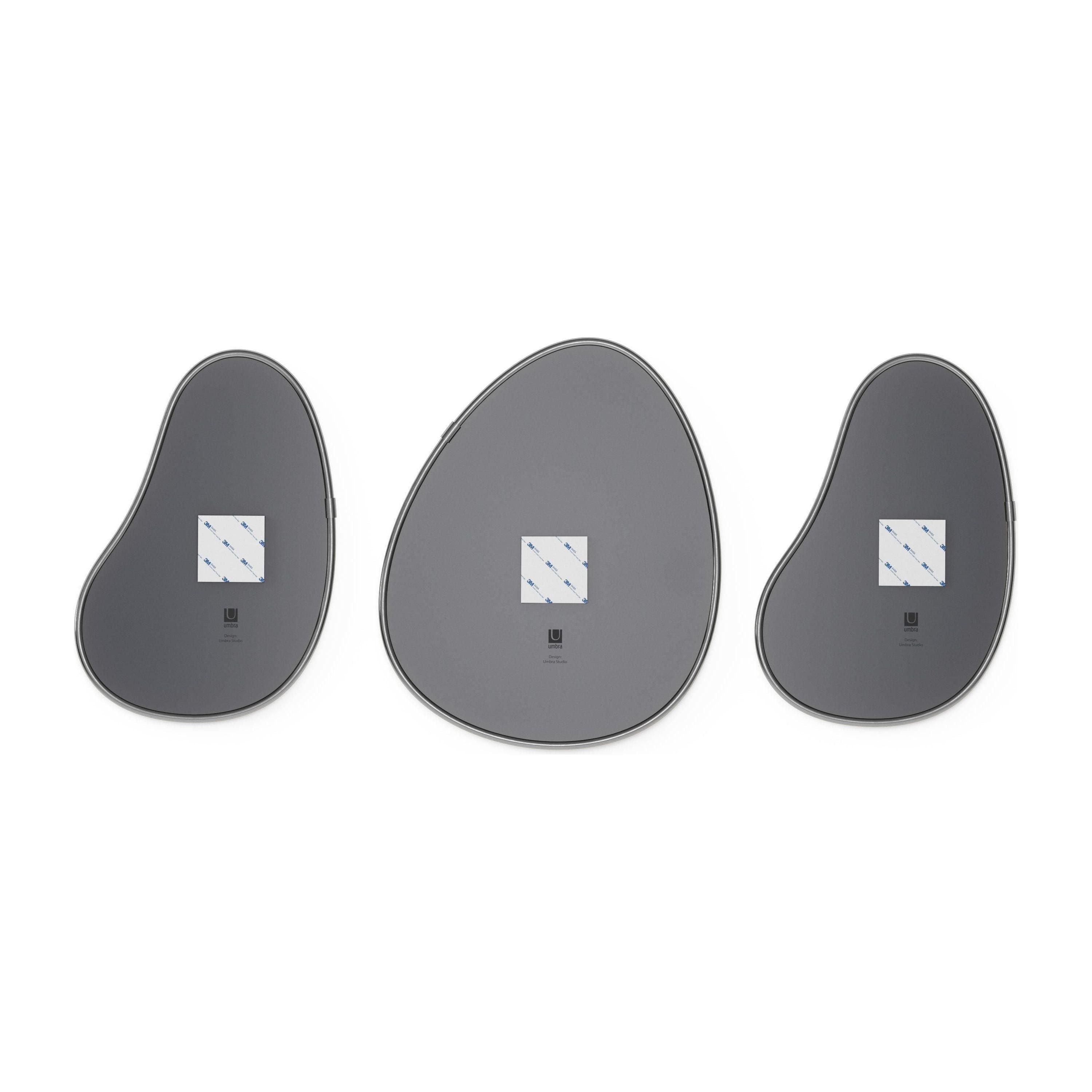 Umbra - Hubba Pebble Mirrors (Set of 3) - Lights Canada