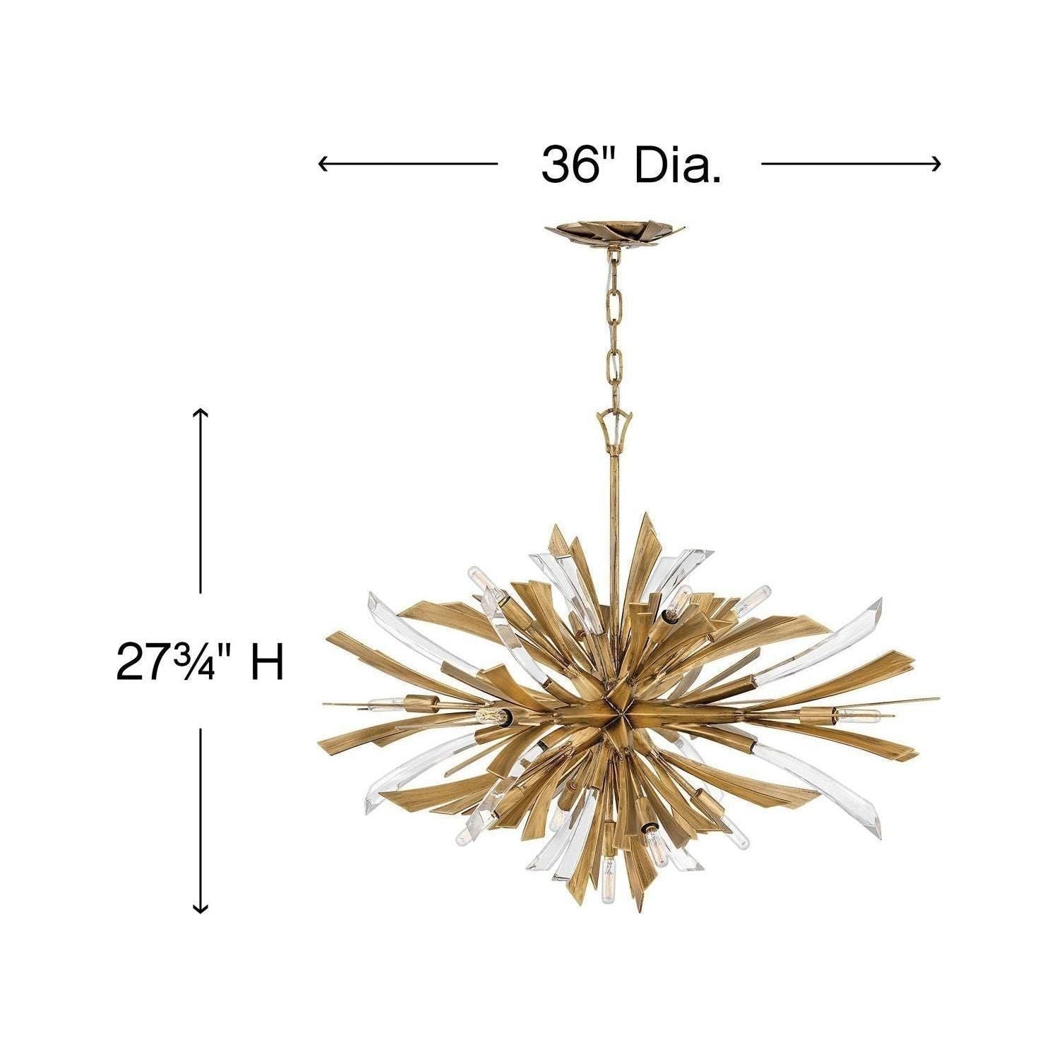 Fredrick Ramond - Vida Medium Single Tier Pendant - Lights Canada