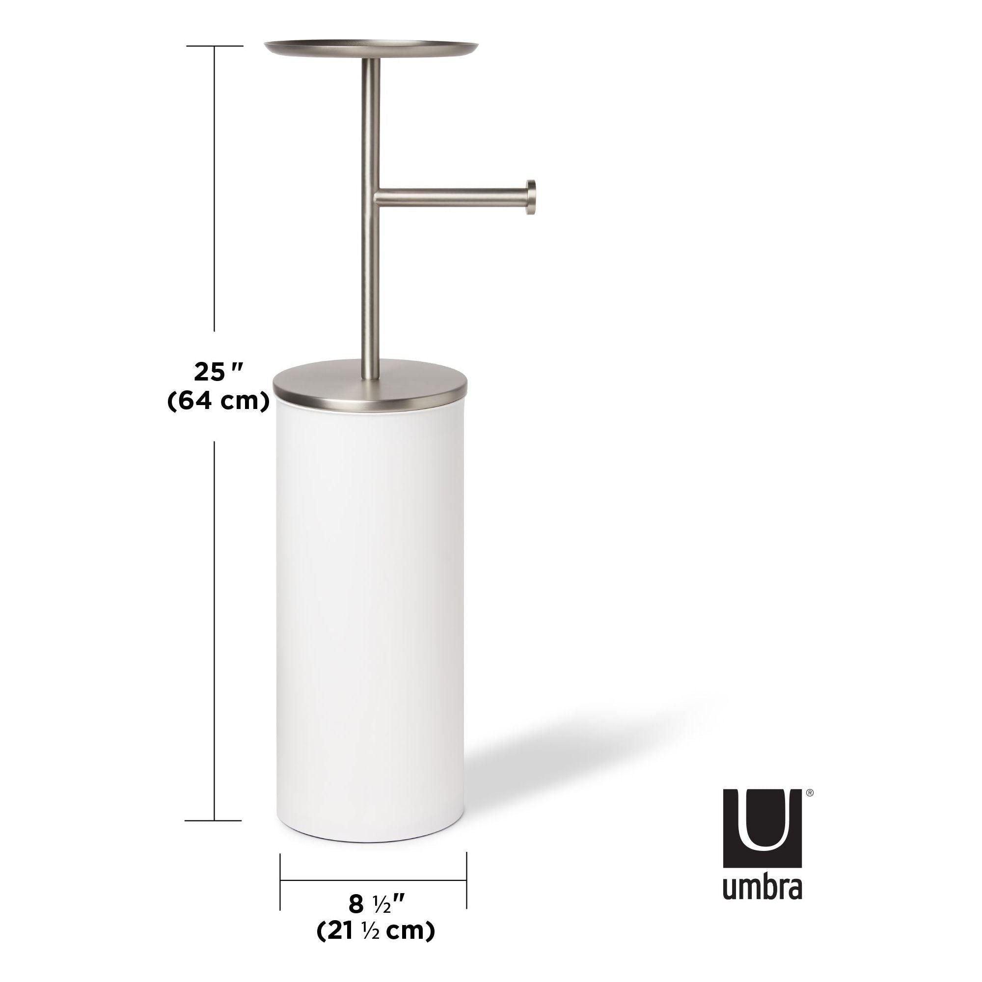 Umbra - Portaloo Toilet Paper Stand and Storage - Lights Canada