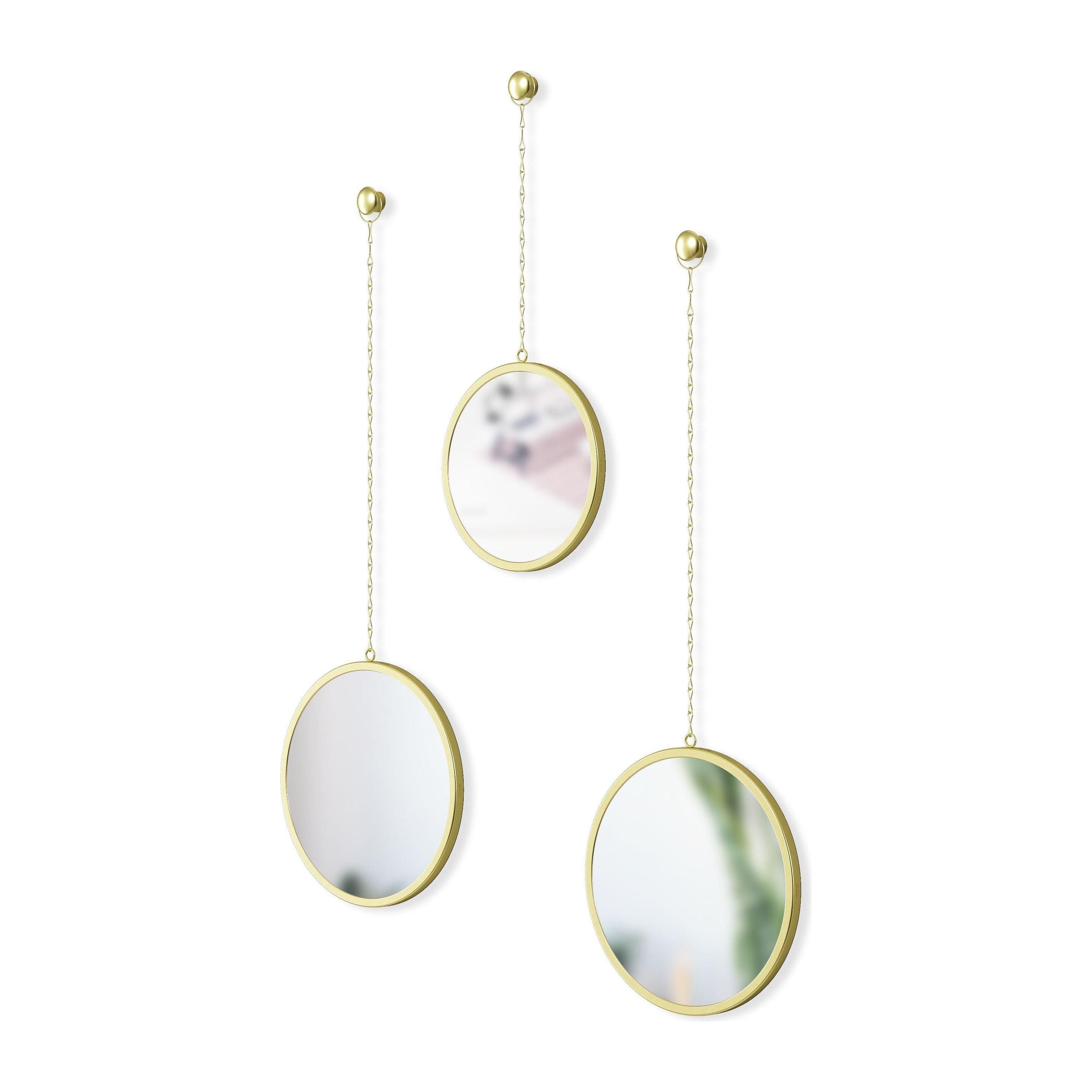 Umbra - Dima Round Mirrors (Set of 3) - Lights Canada