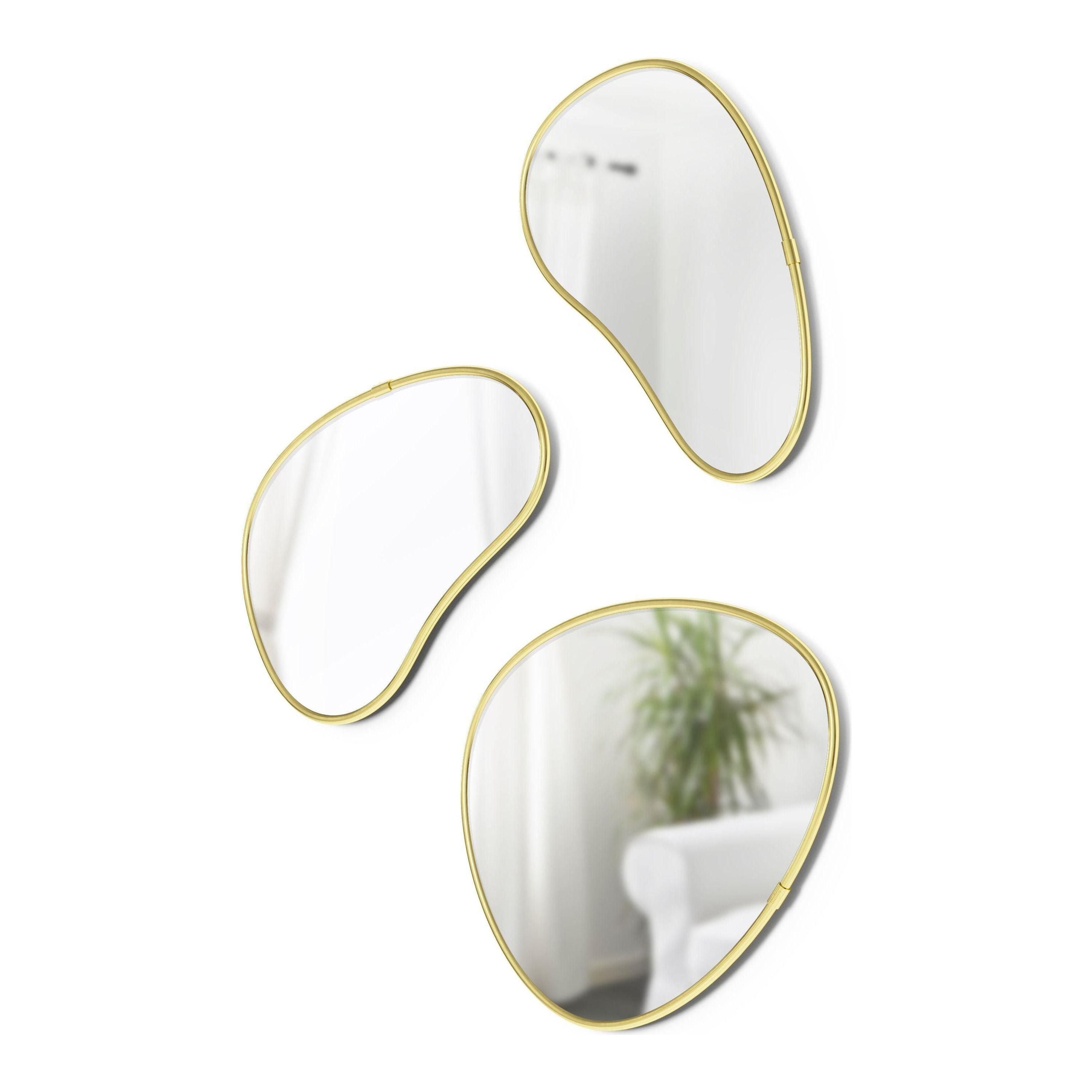 Umbra - Hubba Pebble Mirrors (Set of 3) - Lights Canada