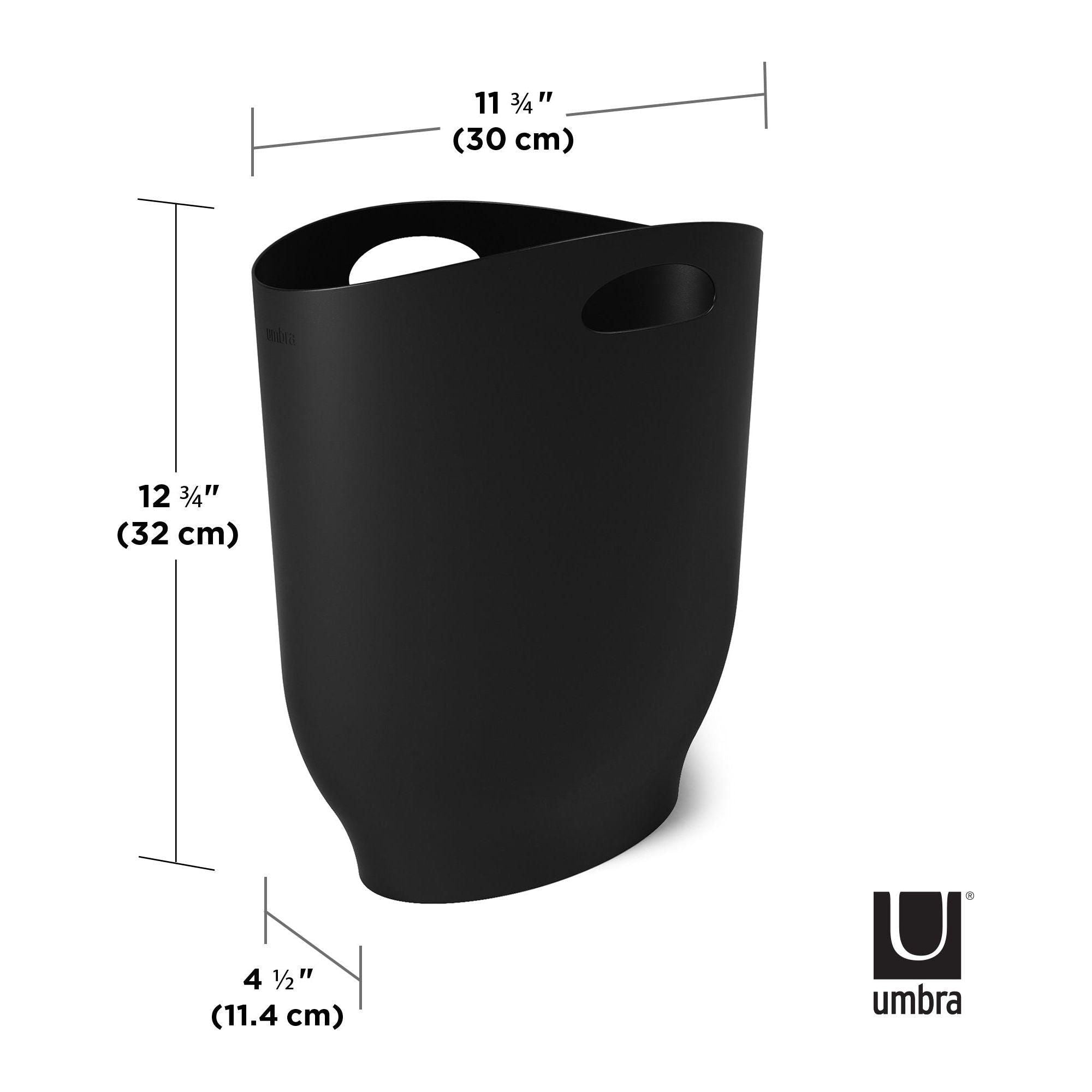 Umbra - Harlo Trash Can 2.4 Gallon (9L) Capacity - Lights Canada