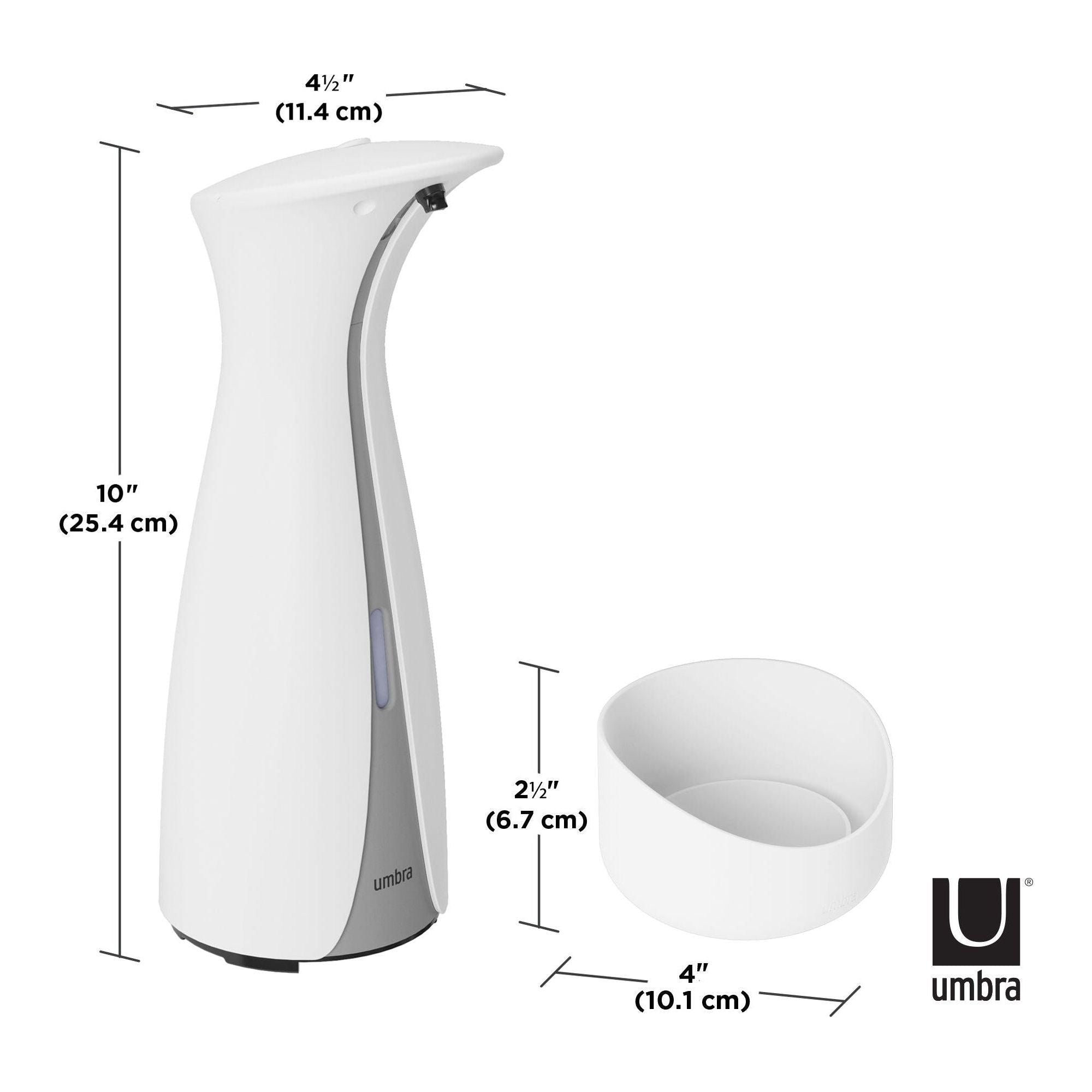 Umbra - Otto Wall Mount Automatic Soap Dispenser 8.5oz (250ml) - Lights Canada