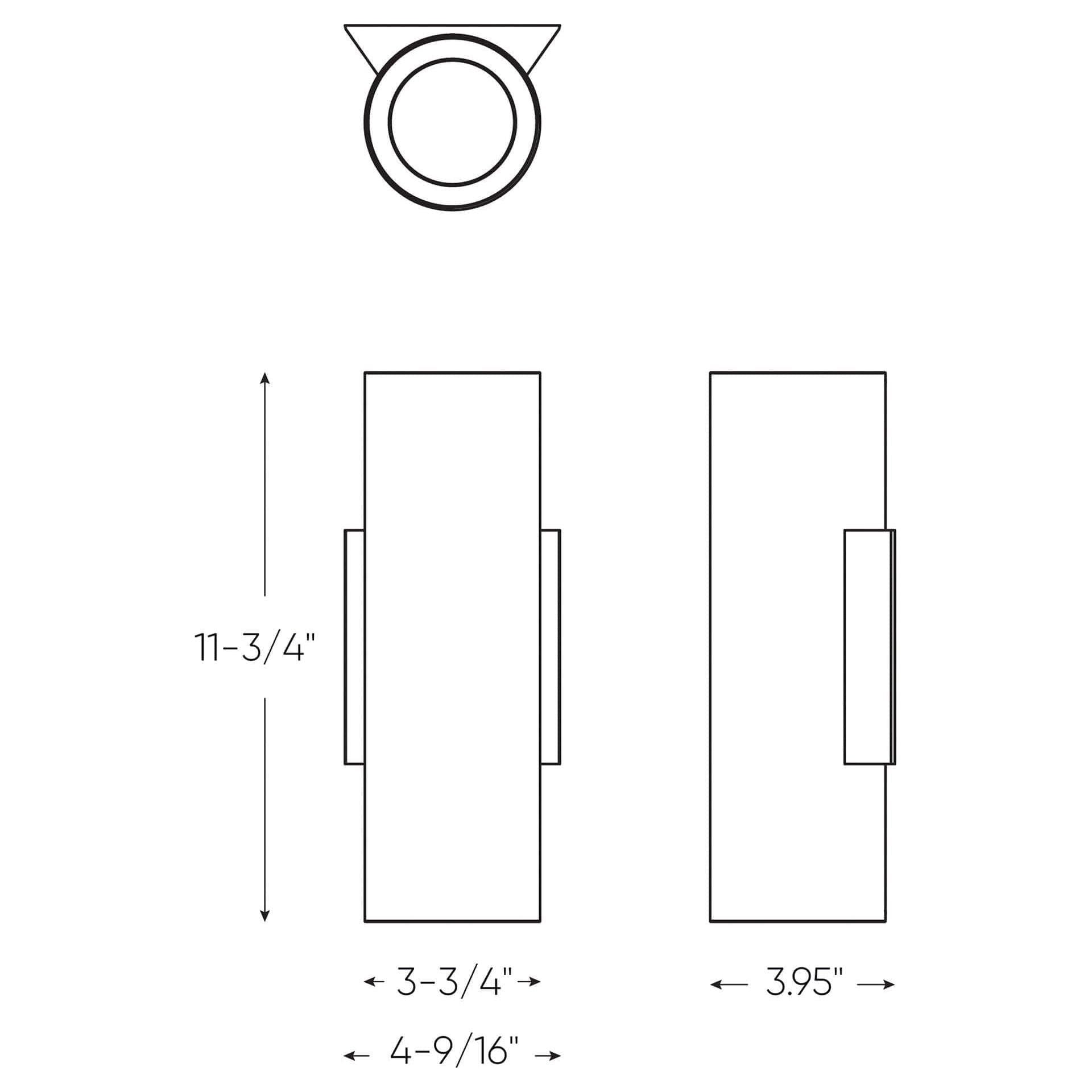 DALS - Round Adjustable Led Cylinder Sconce - Lights Canada