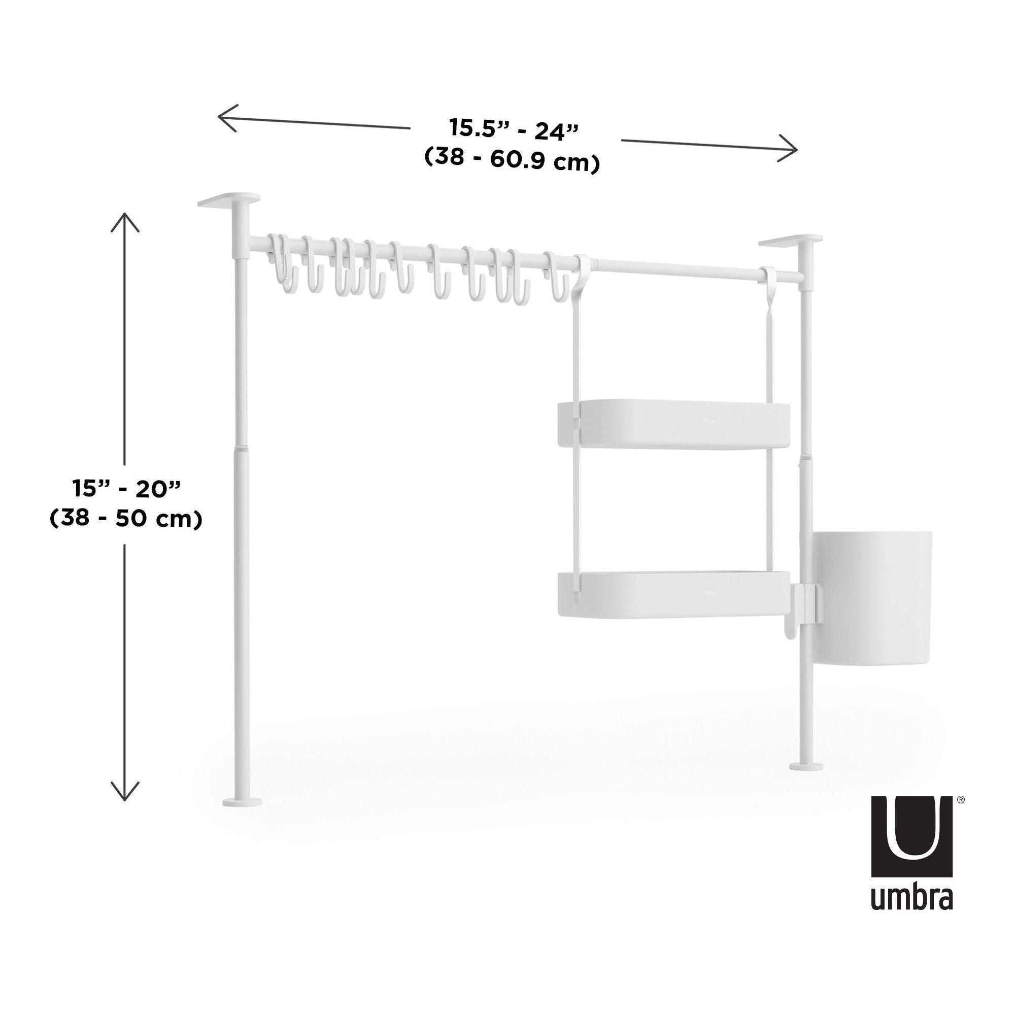 Umbra - Anywhere Kitchen Tension Organizer - Lights Canada