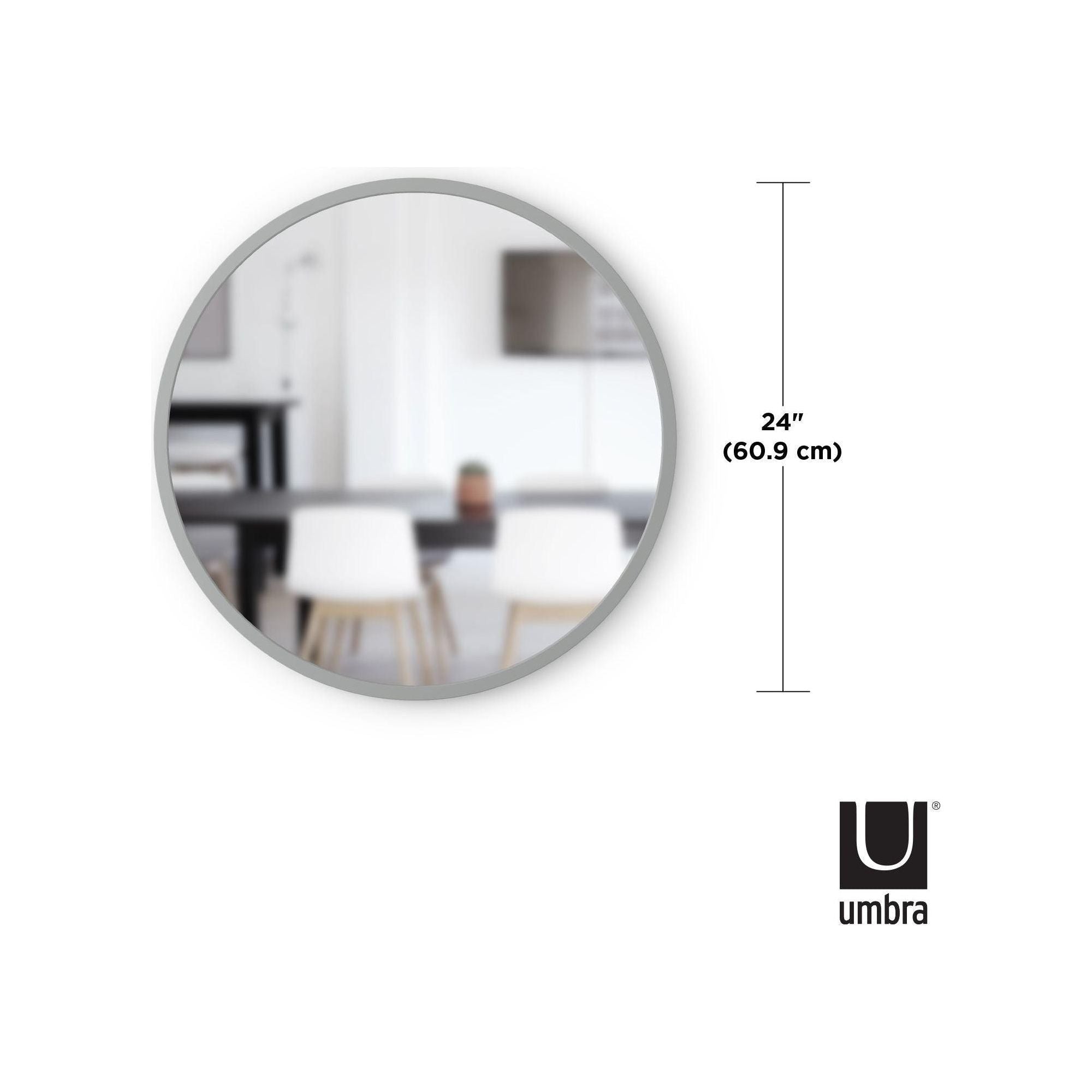 Umbra - Hub Decorative Round Wall Mirror - Lights Canada