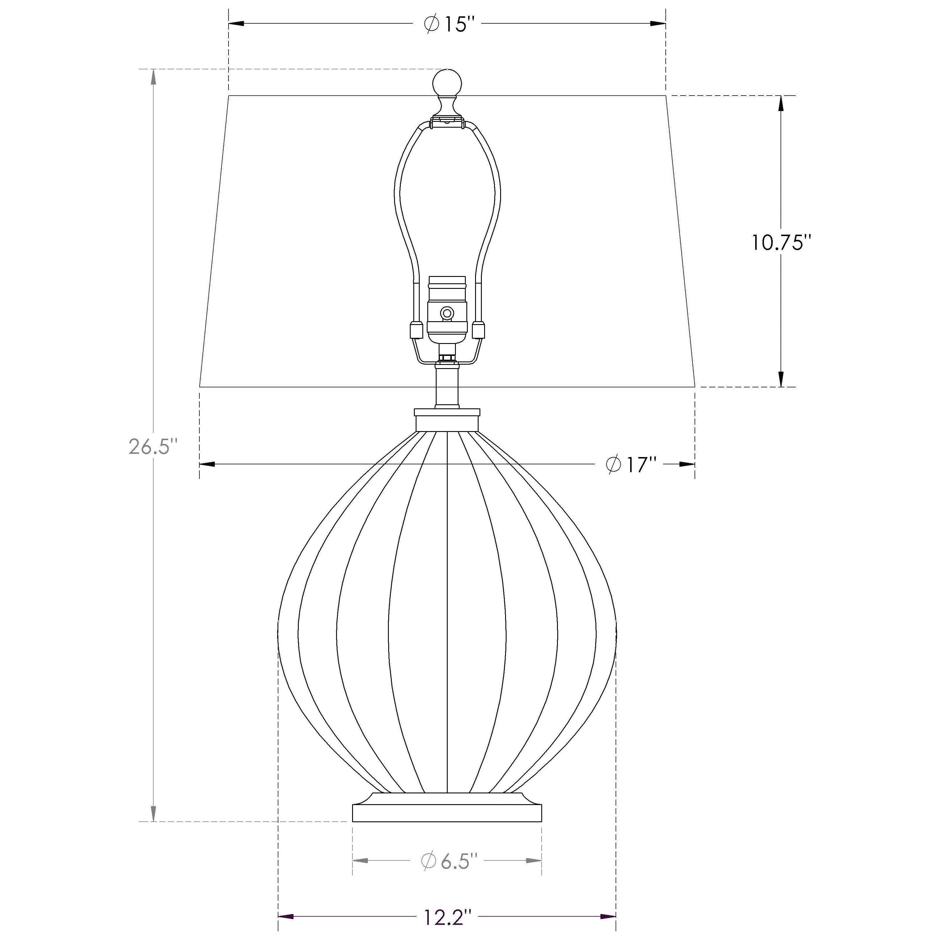 Flow Decor - Margaux Table Lamp - Lights Canada
