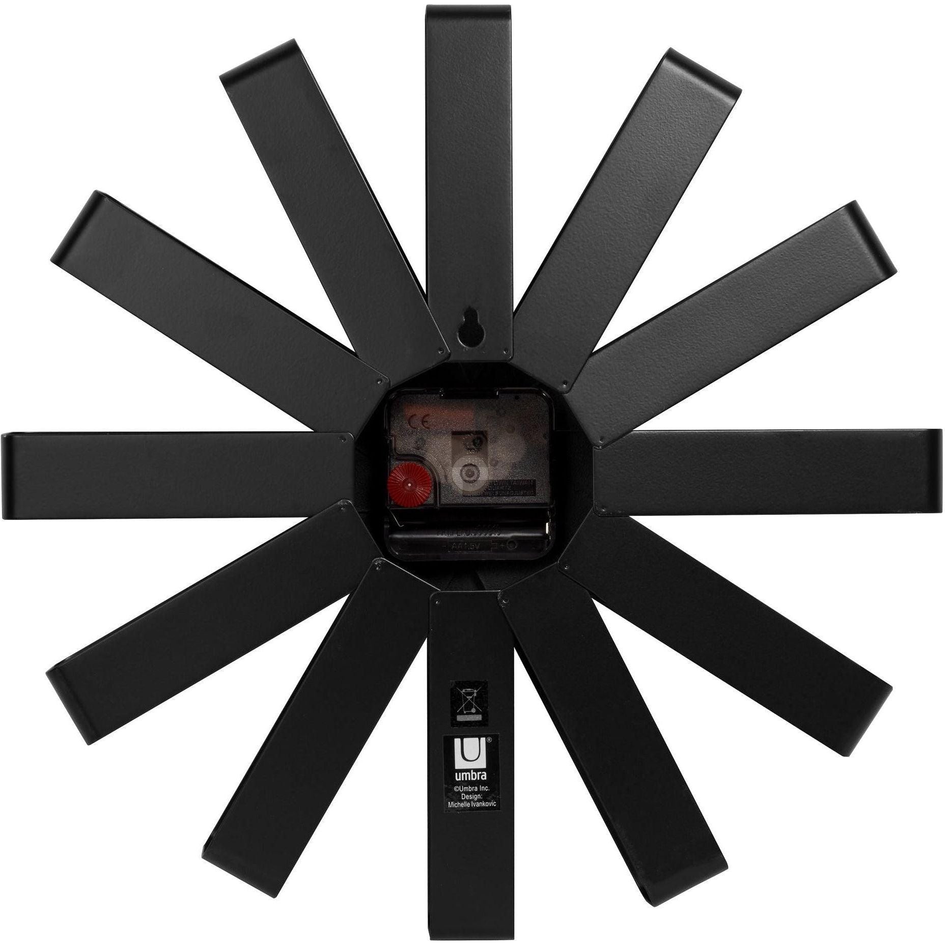 Umbra - Ribbon Wall Clock - Lights Canada