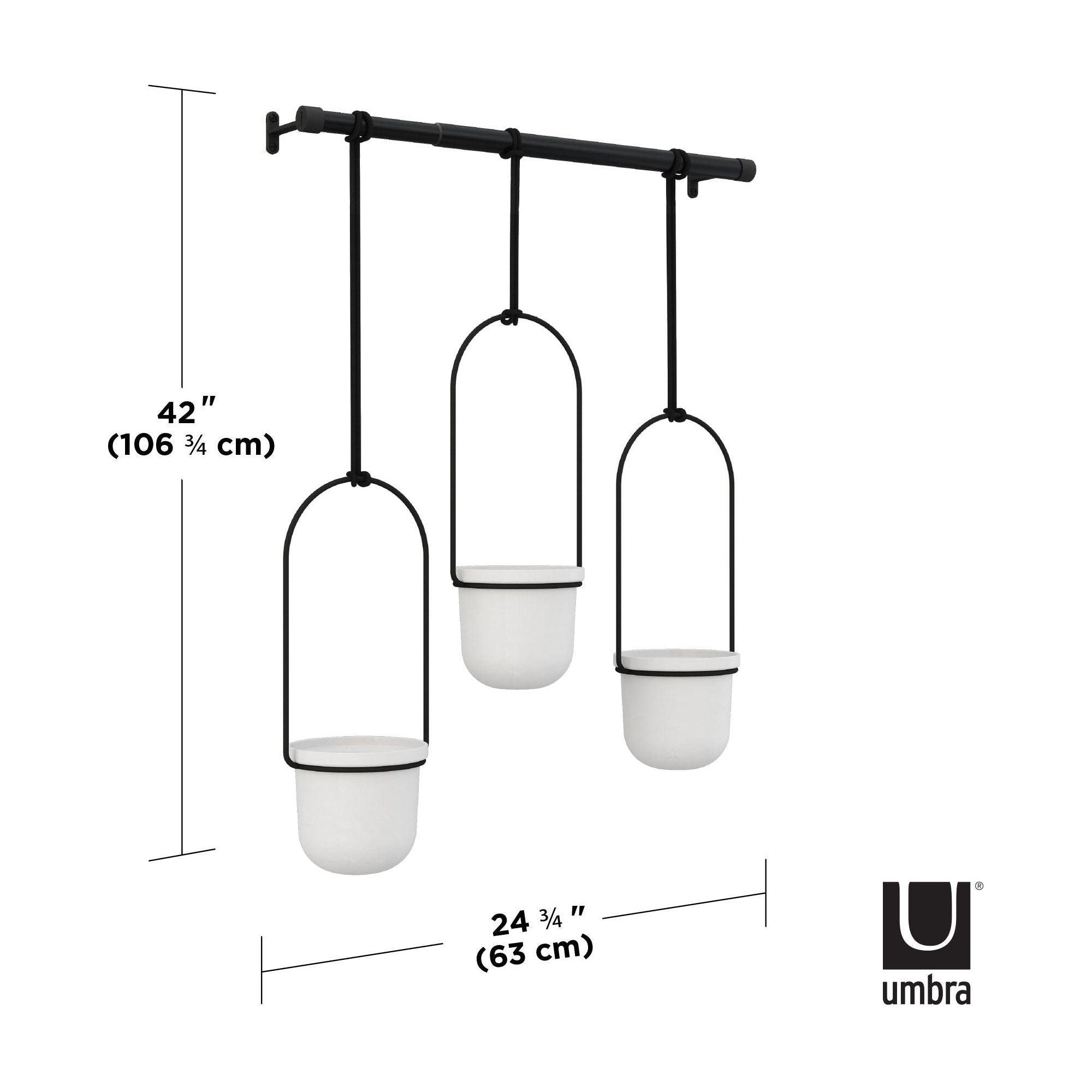 Umbra - Triflora Hanging Planter - Lights Canada