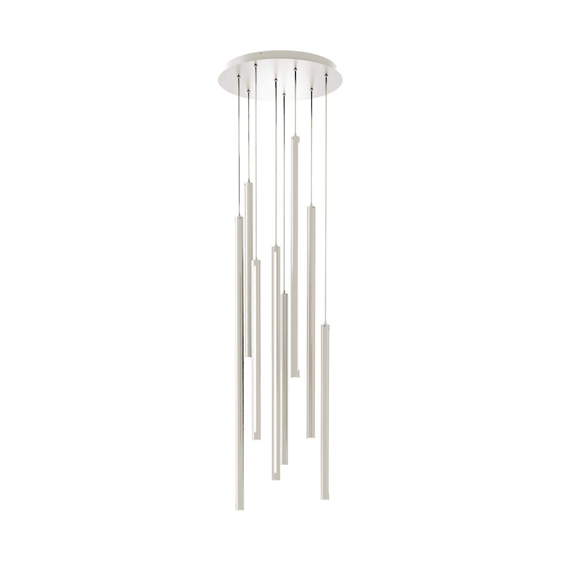 DALS - Round Cct Led Duo-Light Cylinder Pendant Cluster - Lights Canada