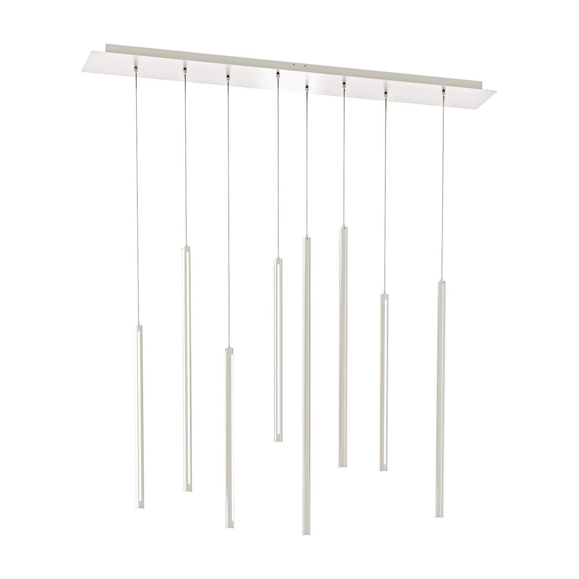 DALS - Square Cct Led Duo-Light Cylinder Pendant Cluster - Lights Canada