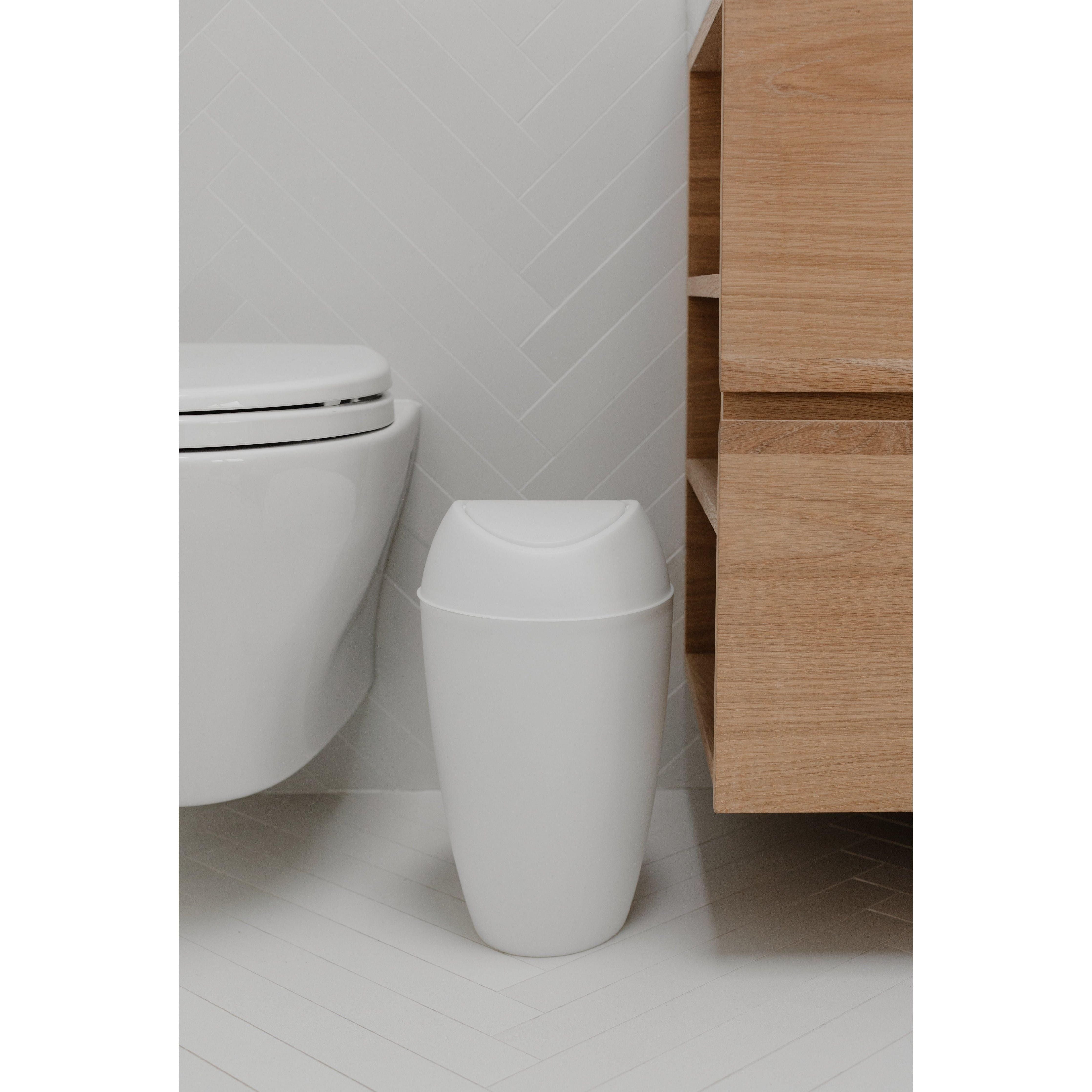 Umbra - Twirla Trash Can 2.4 Gallon (9L) Capacity - Lights Canada