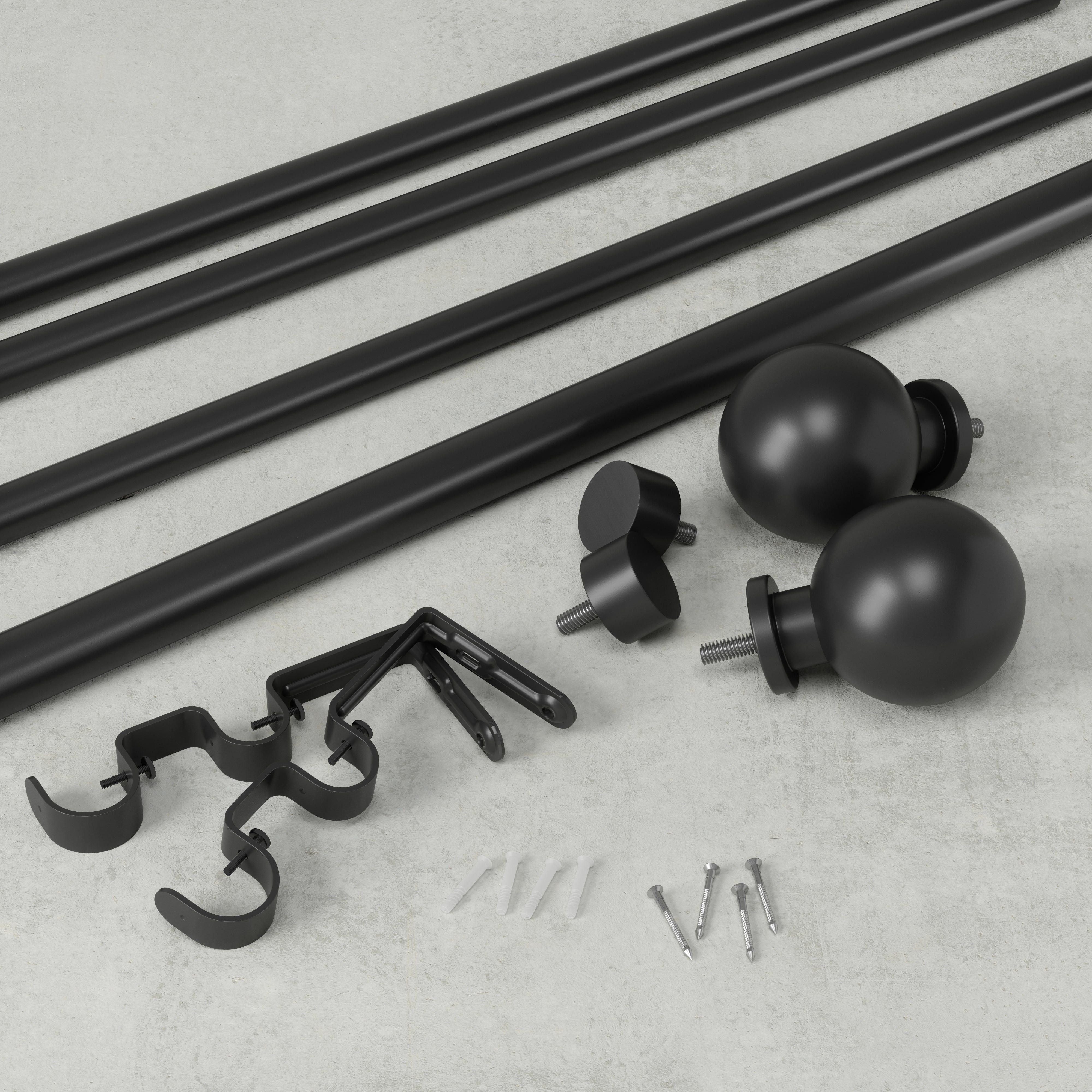 Umbra - Bolas Double Curtain Rod - Lights Canada