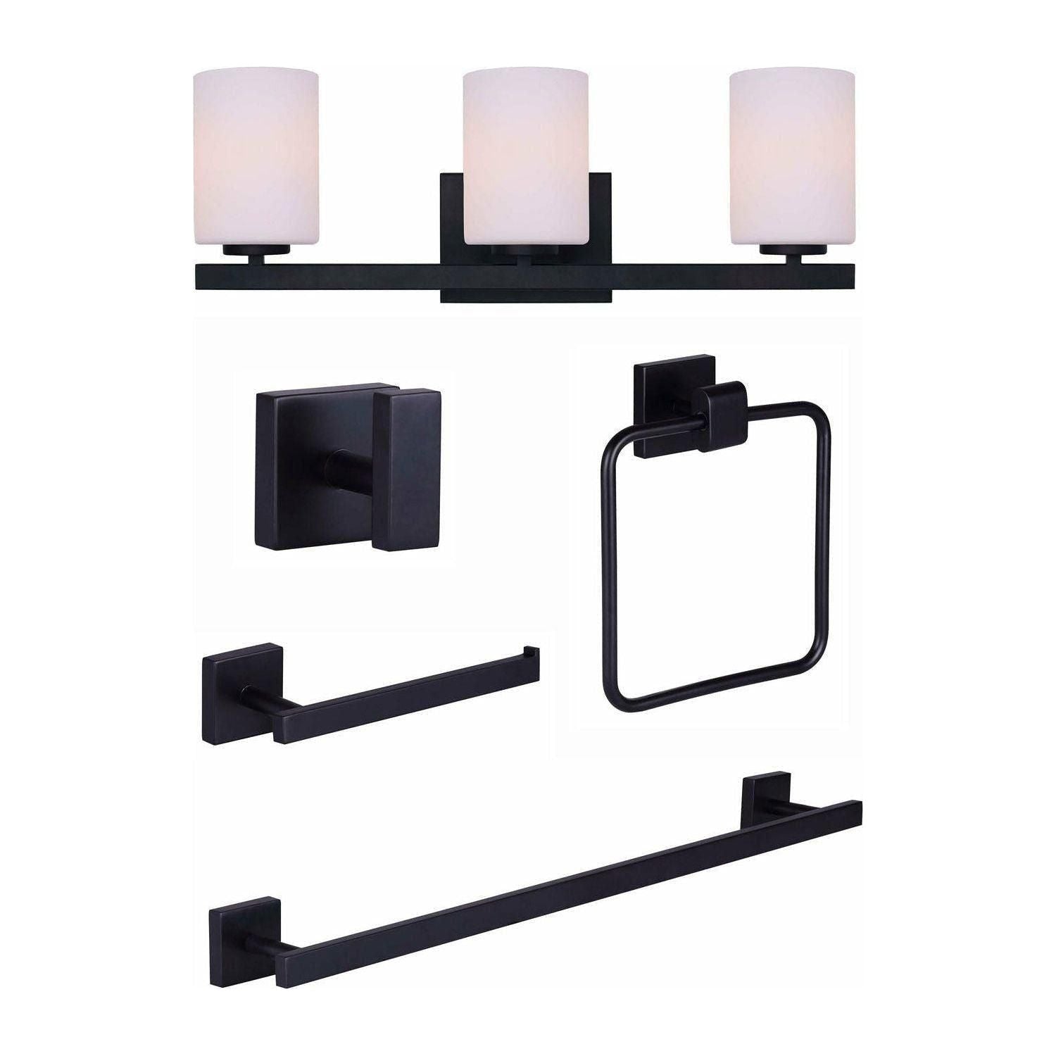 Canarm - Canarm Jae Bath Accessories and Vanity Combo - Lights Canada
