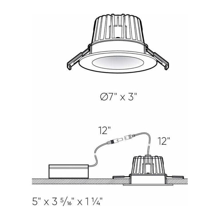 DALS - Round Indoor/Outdoor Regressed Gimbal Down Light - Lights Canada