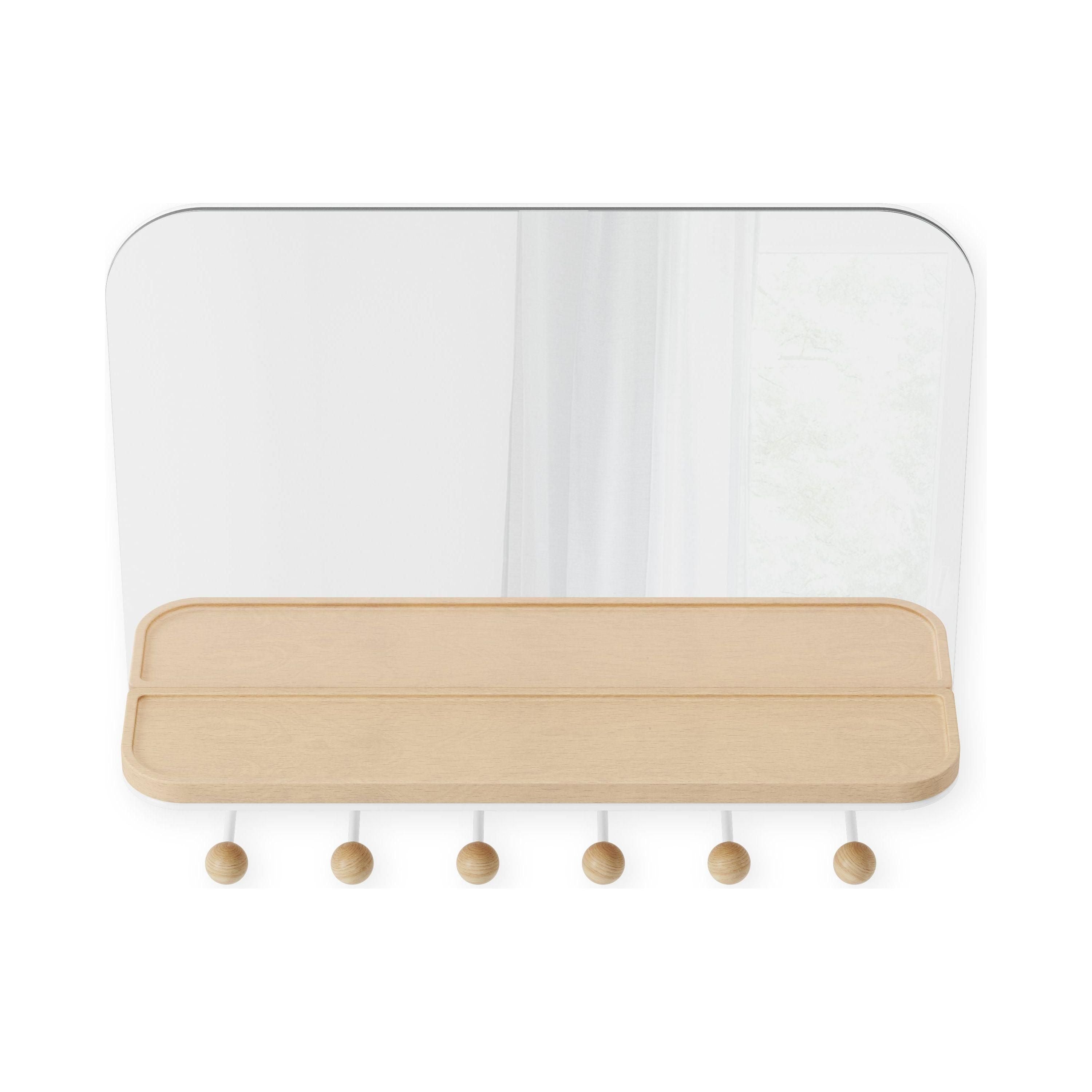 Umbra - Estique Mirror with Hooks - Lights Canada
