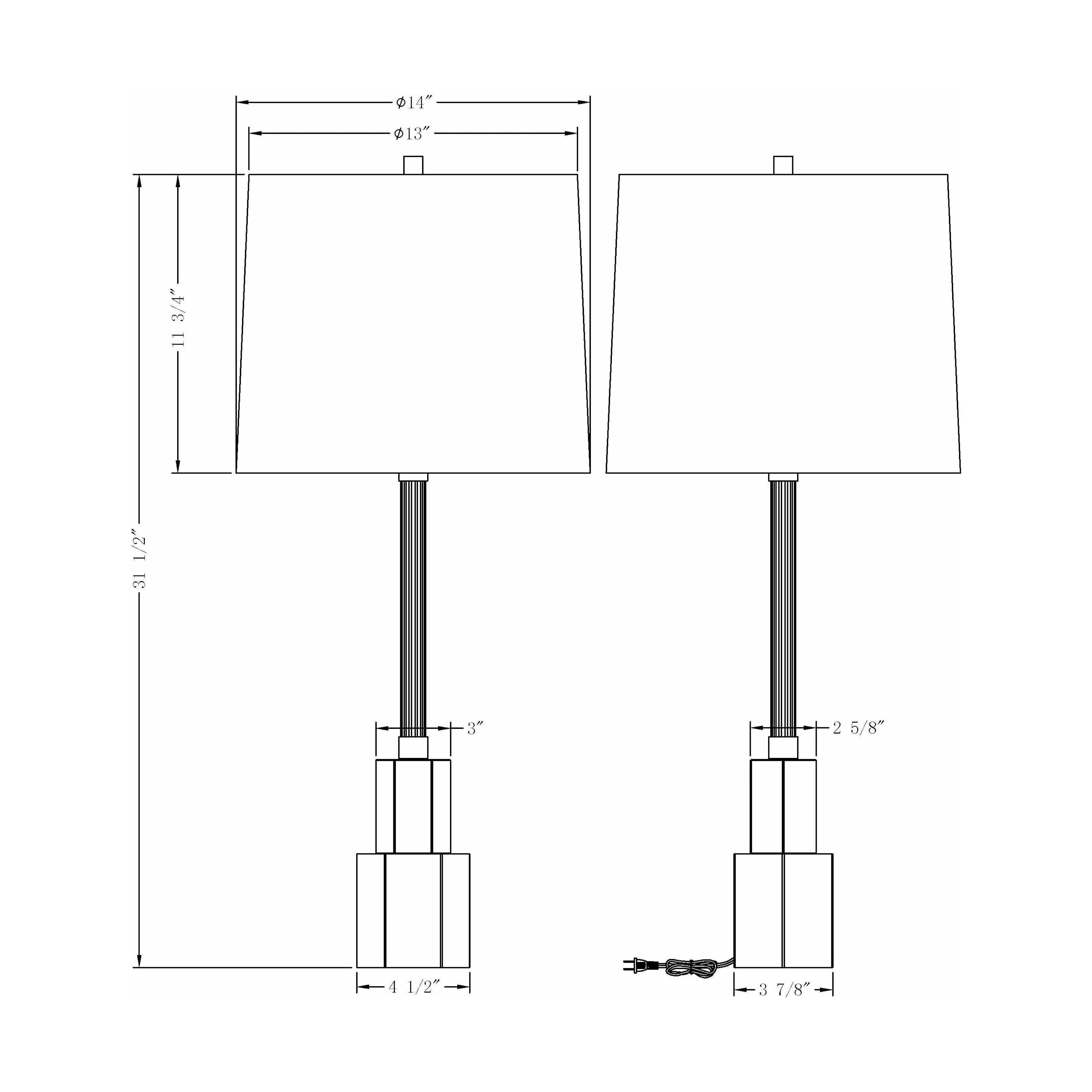 Flow Decor - Rhodes Table Lamp - Lights Canada