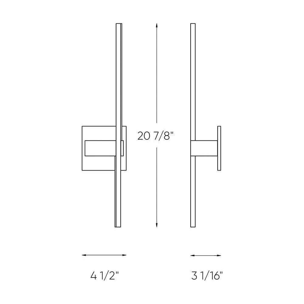DALS - Linear Led Wall Sconce - Lights Canada
