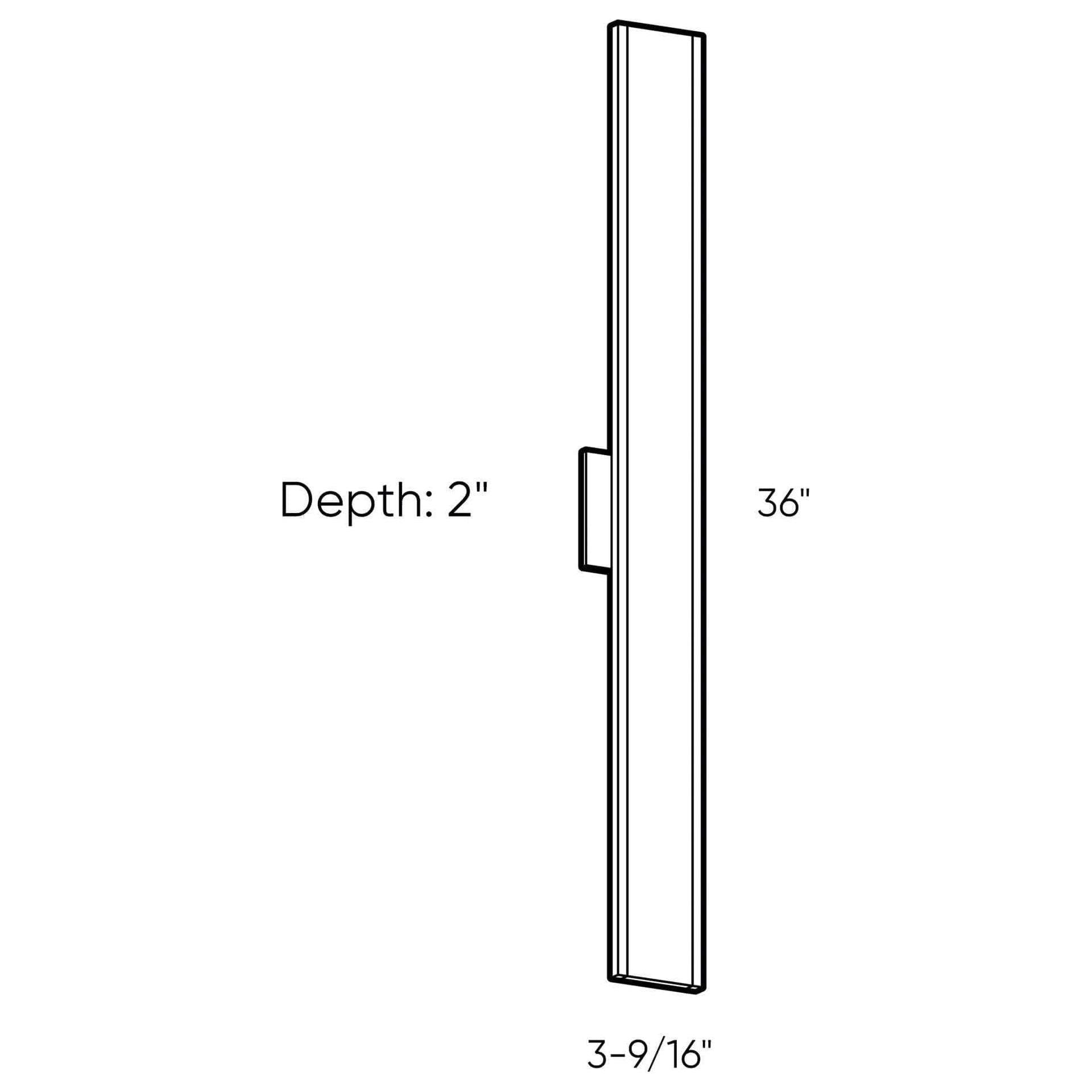 DALS - Rectangular Led Wall Sconce - Lights Canada