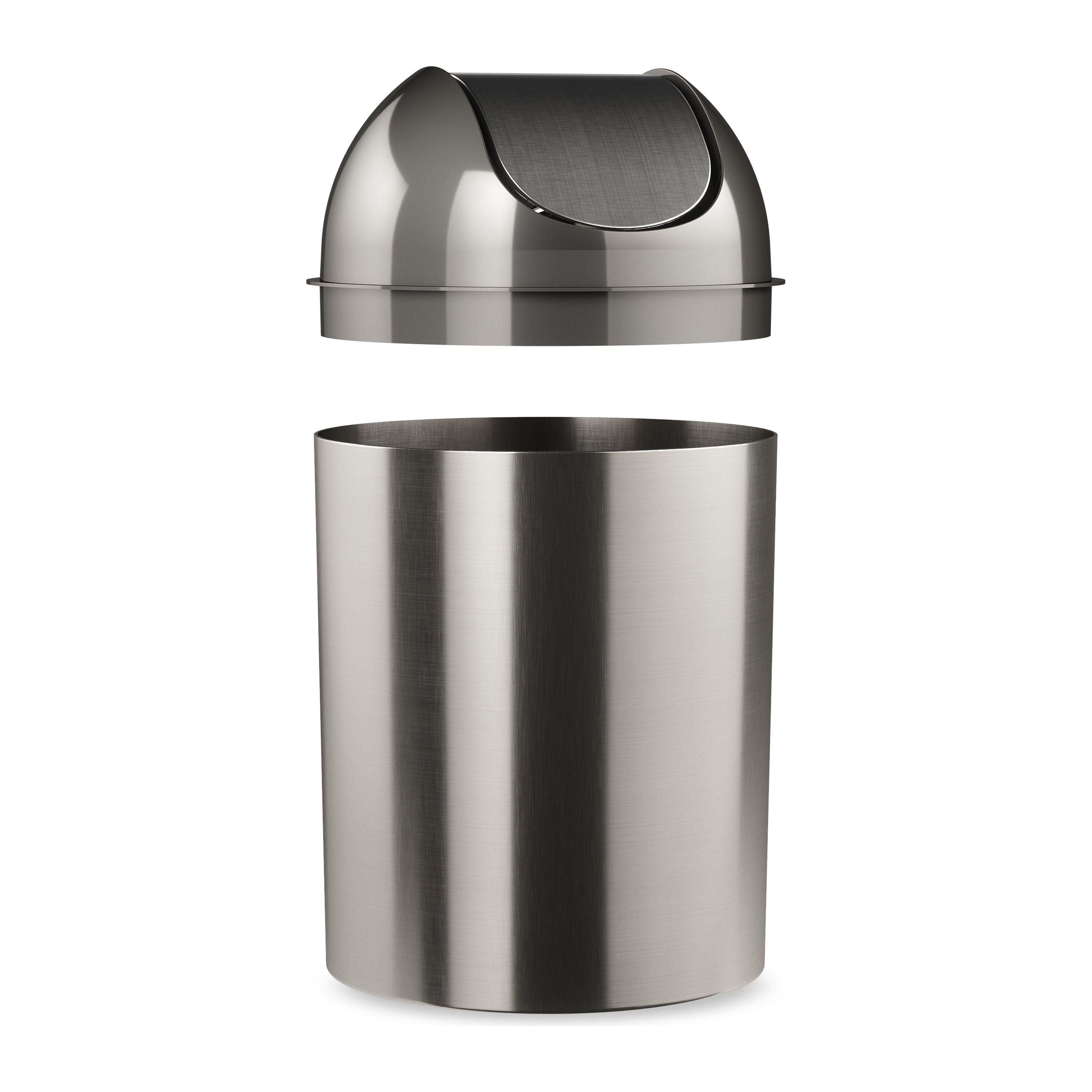 Umbra - Mezzo Swing-Top Trash Can 2.5-Gallon (9L) Capacity - Lights Canada