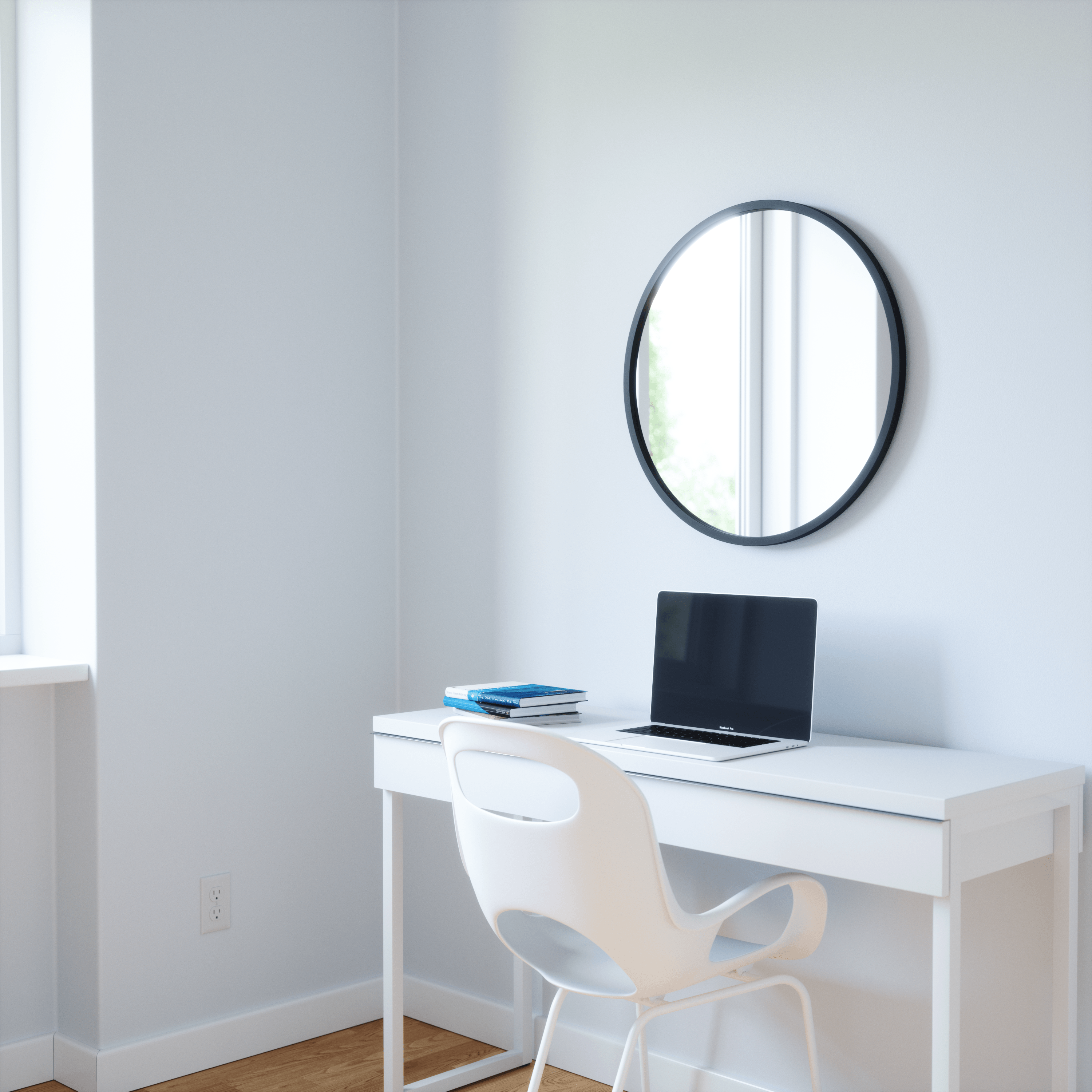 Umbra - Hub Decorative Round Wall Mirror - Lights Canada