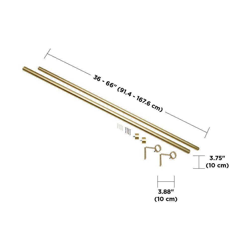 Umbra - Cappa Expandable Single Curtain Rod - Lights Canada