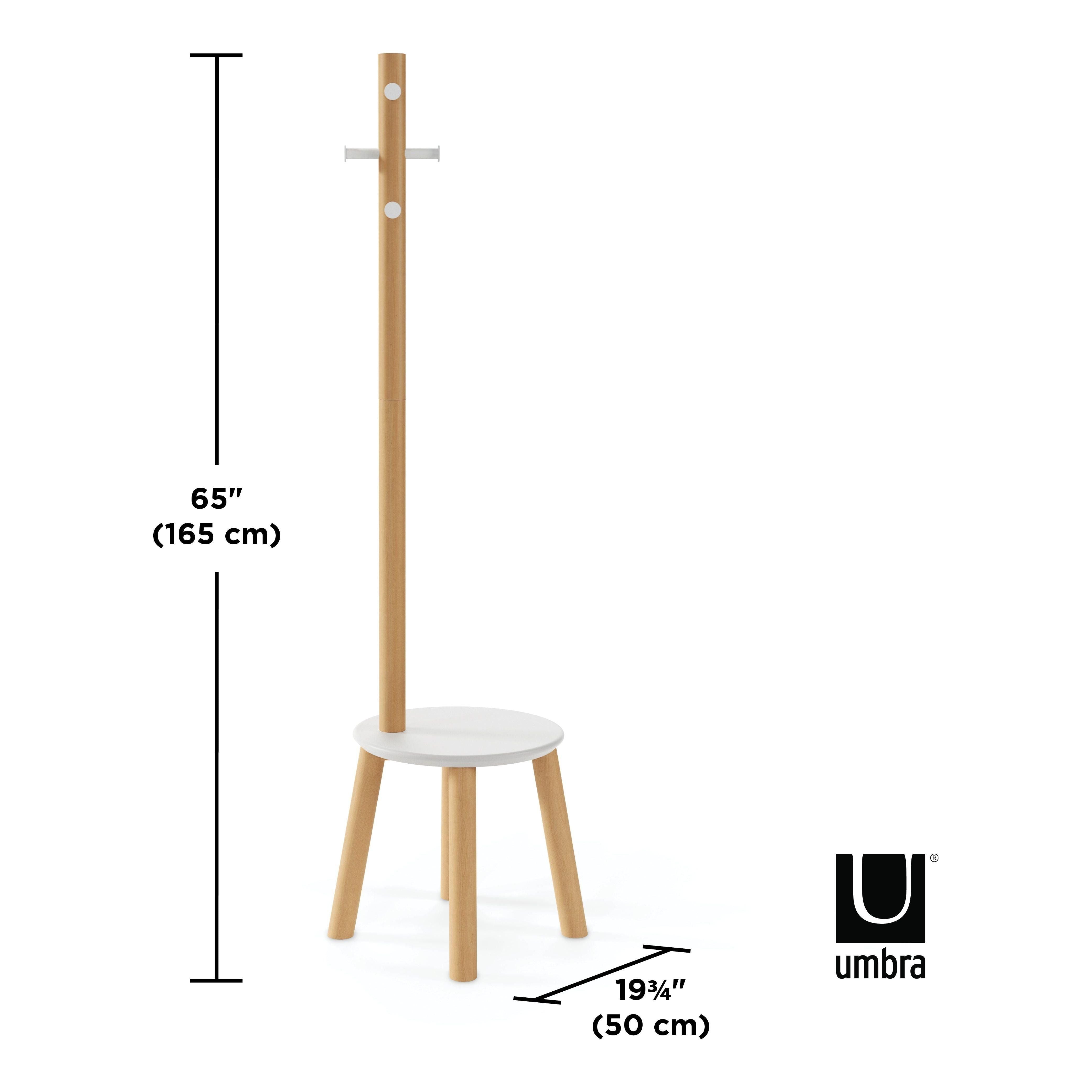 Umbra - Pillar Stool and Coatrack - Lights Canada