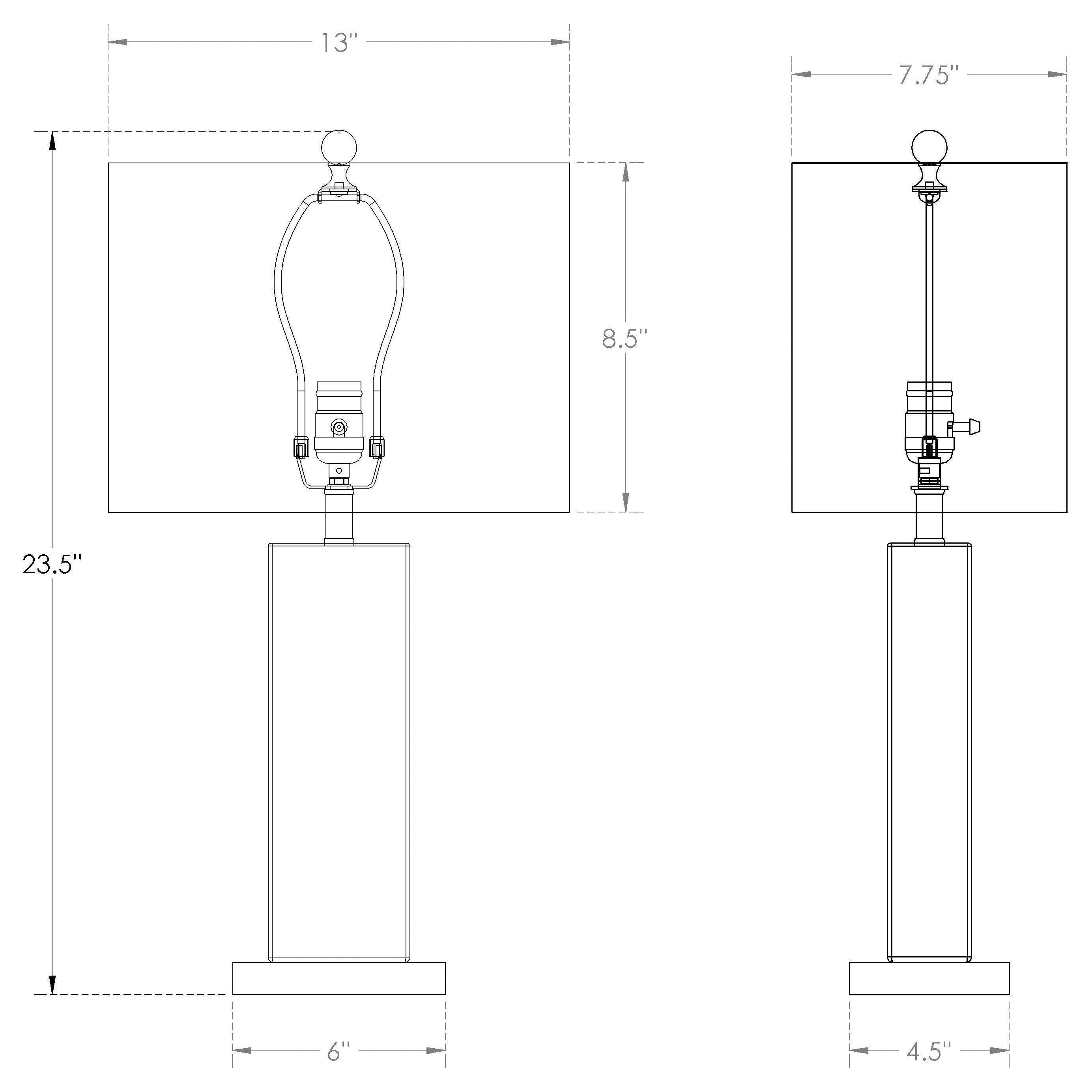 Flow Decor - Waterloo Table Lamp - Lights Canada