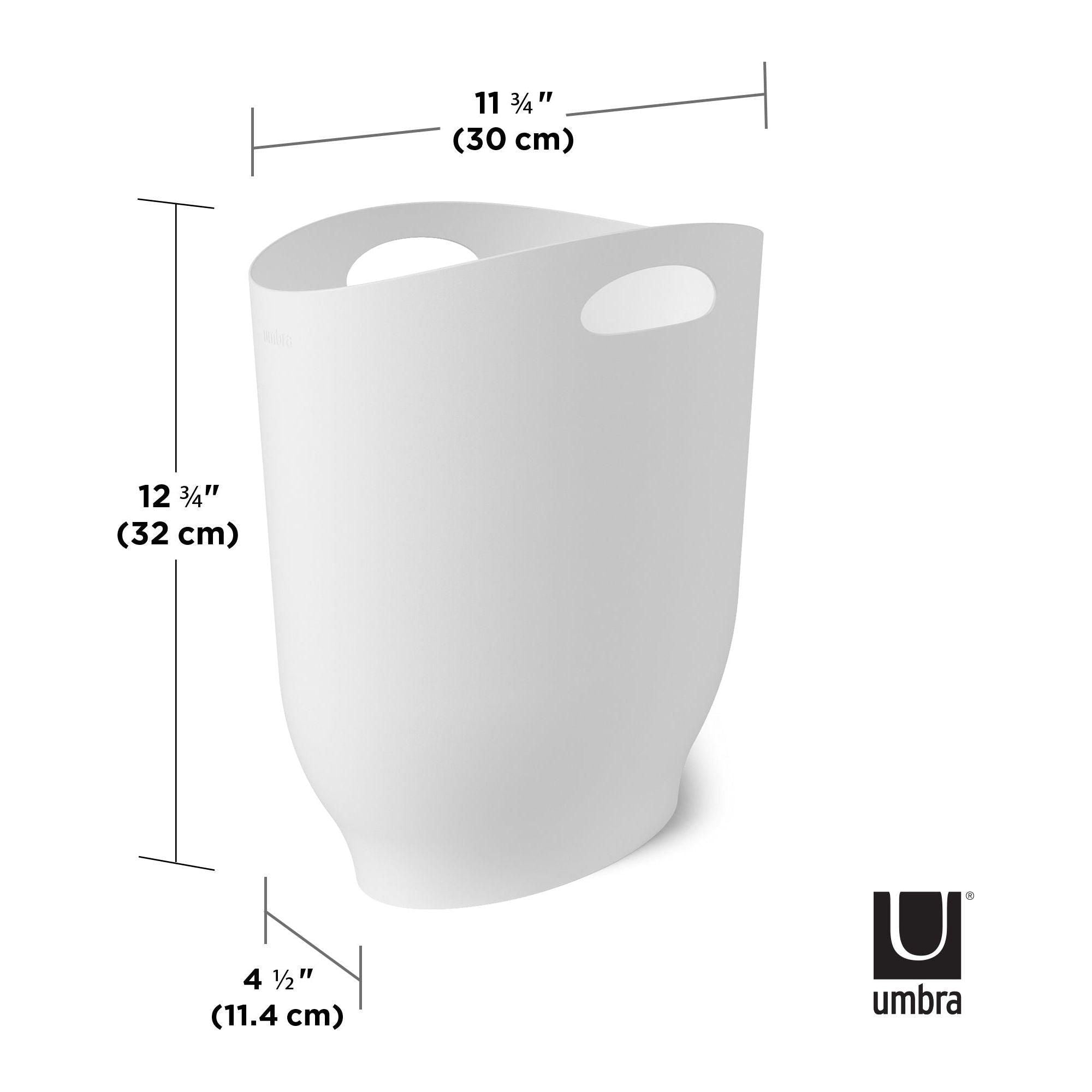 Umbra - Harlo Trash Can 2.4 Gallon (9L) Capacity - Lights Canada