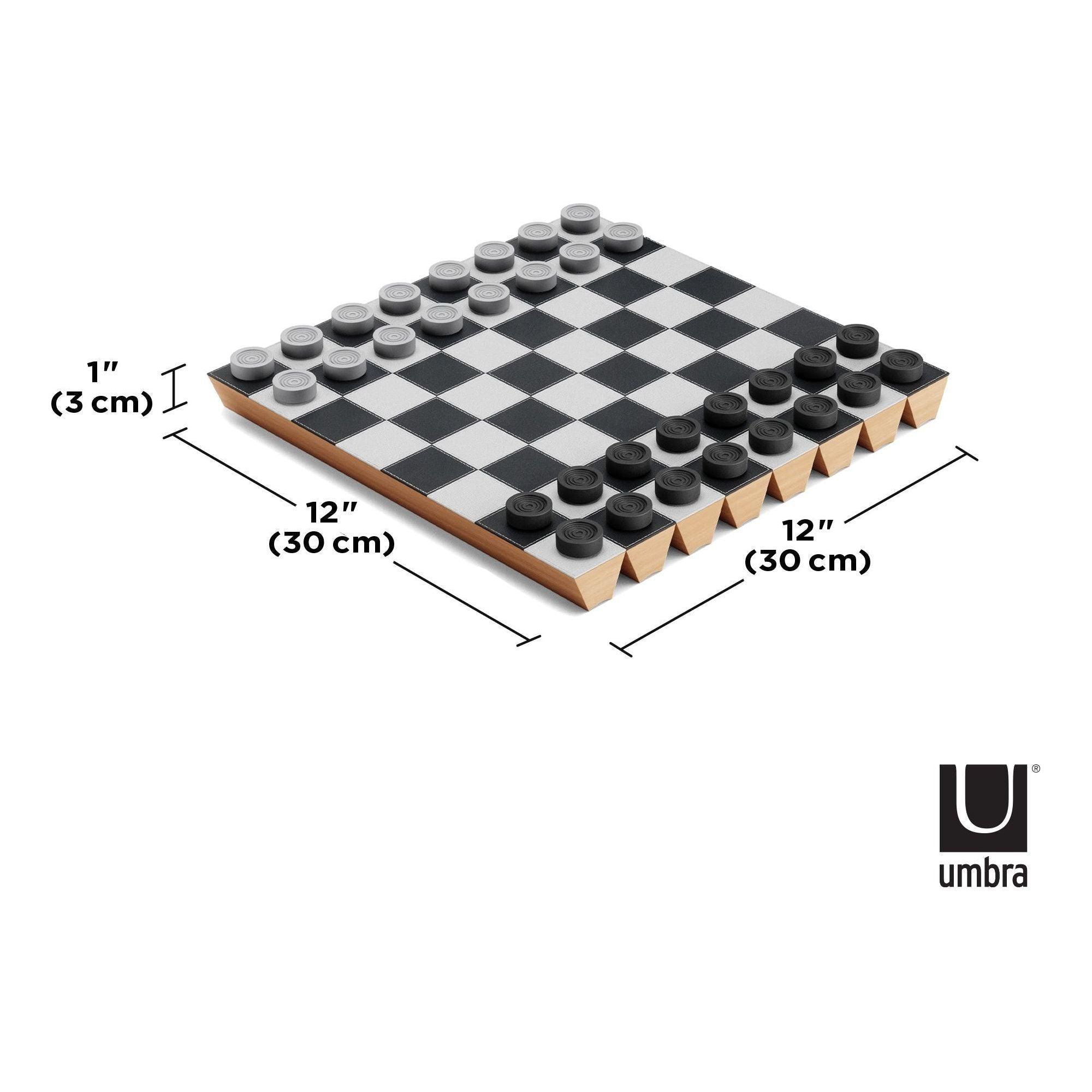 Umbra - Rolz Chess/Checkers Set - Lights Canada