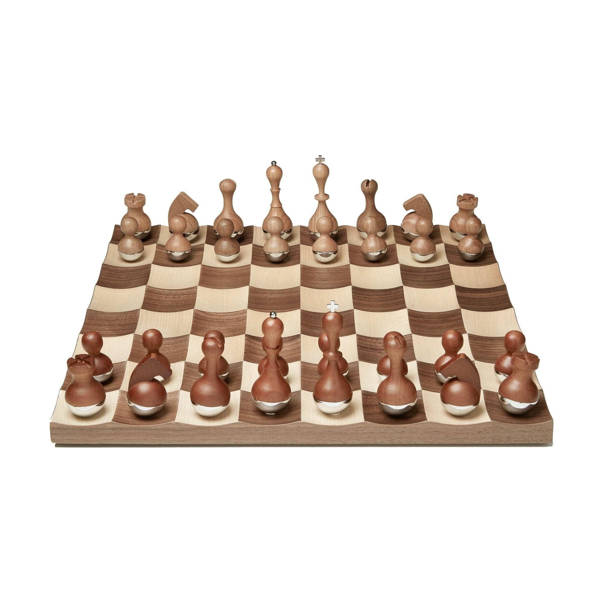 Umbra - Wobble Chess Set - Lights Canada