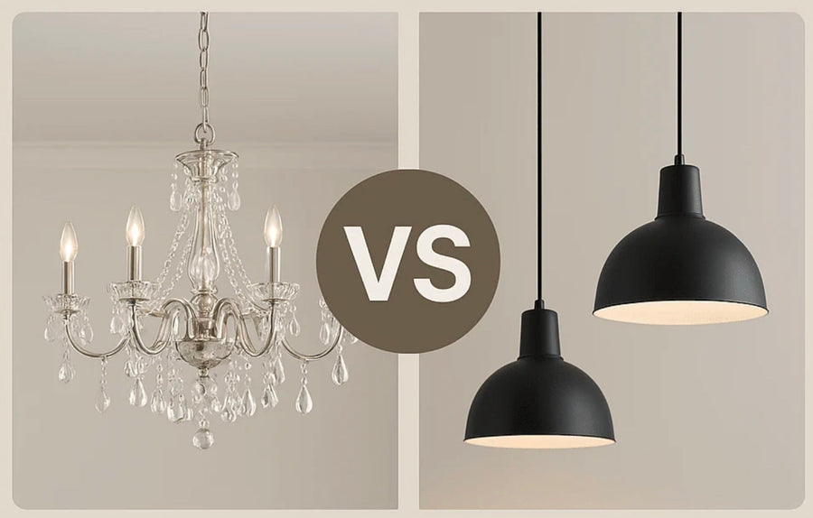 Pendant vs. Chandelier: Design, Size, and Lighting Compared
