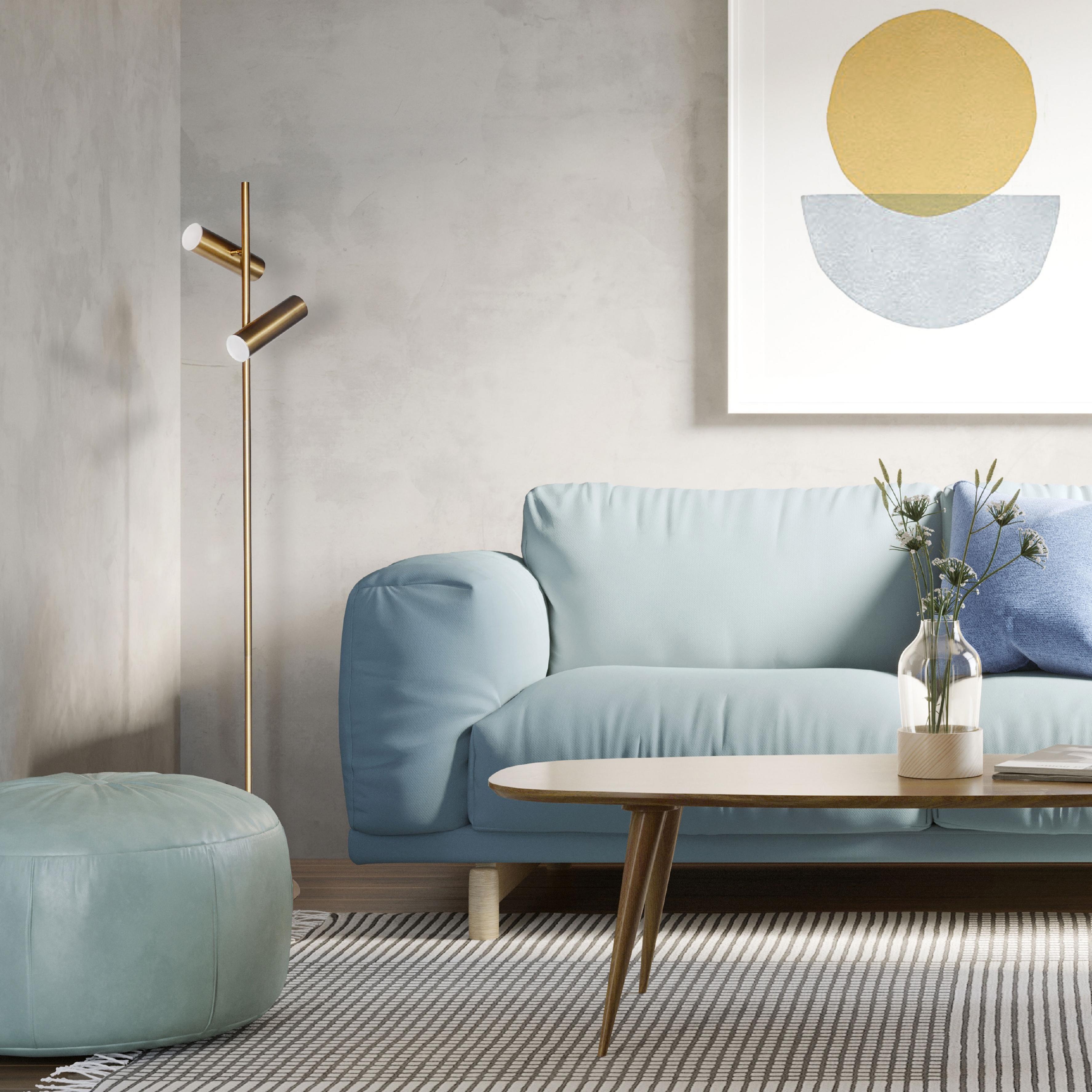 Brass tree floor lamp living room
