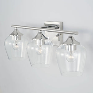 chrome vanity lights