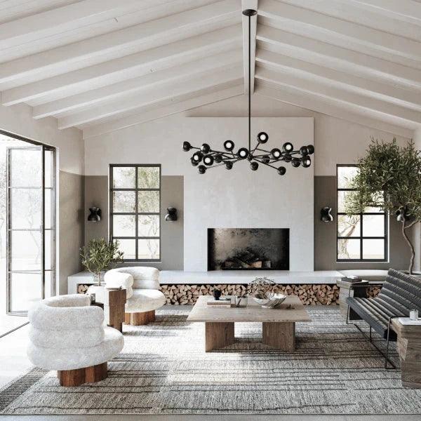 Discover bold and modern chandeliers by Troy at Lights Canada. These statement pieces bring an artistic touch to any space with their unique designs and striking shapes.