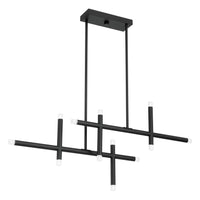 Manhattan 48" 12-Light LED Chandelier with Rotating Arms