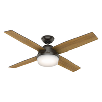 Dempsey Outdoor Fan with Light 52"
