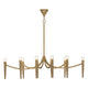Belleza 10-Light Linear Chandelier