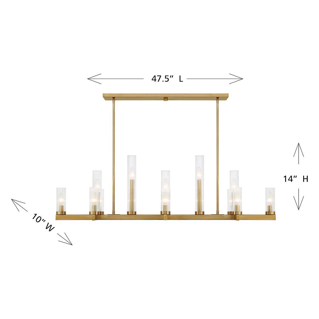 Carina 13-Light Linear Chandelier