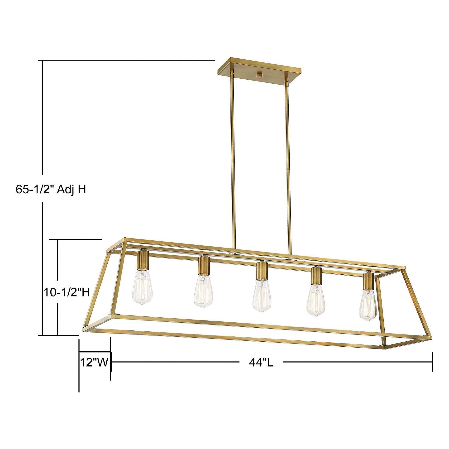 Denton 5-Light Linear Chandelier