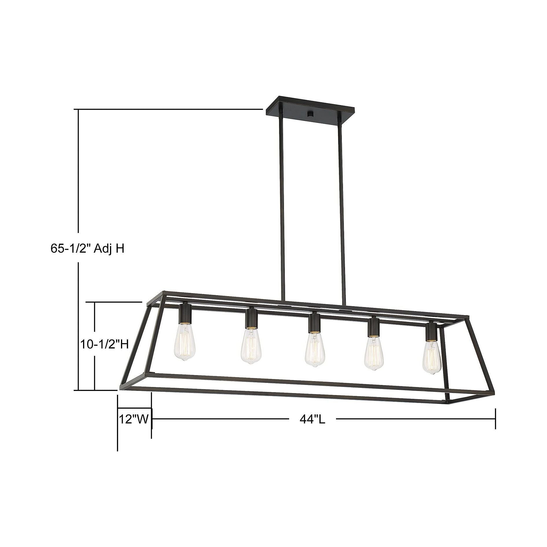 Denton 5-Light Linear Chandelier