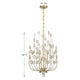 Irina 4-Light Chandelier