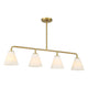 Blair 4-Light Linear Chandelier