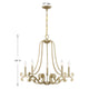 Lombard 5-Light Chandelier