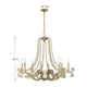 Lombard 8-Light Chandelier