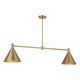Pharos 2-Light Linear Chandelier